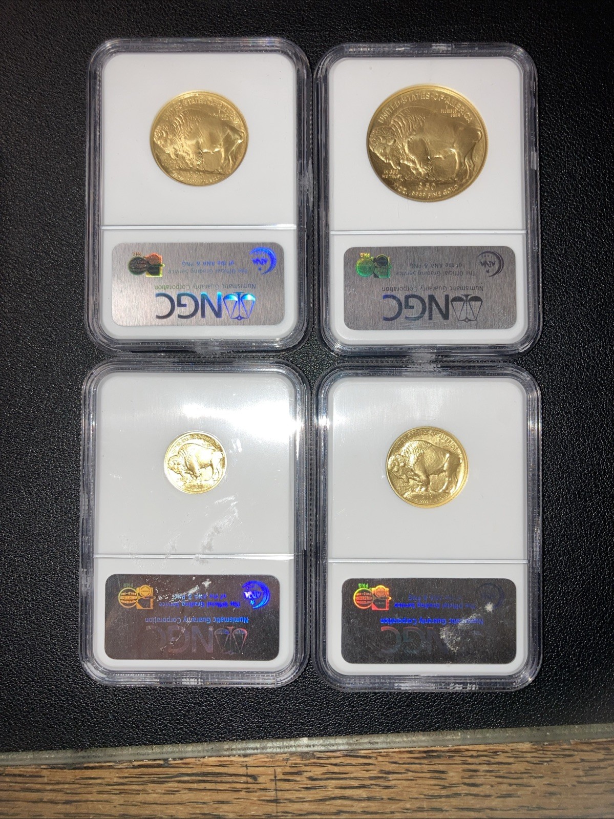 2008-W Buffalo Fractional Set MS-70 Early Release 4 Coin Set