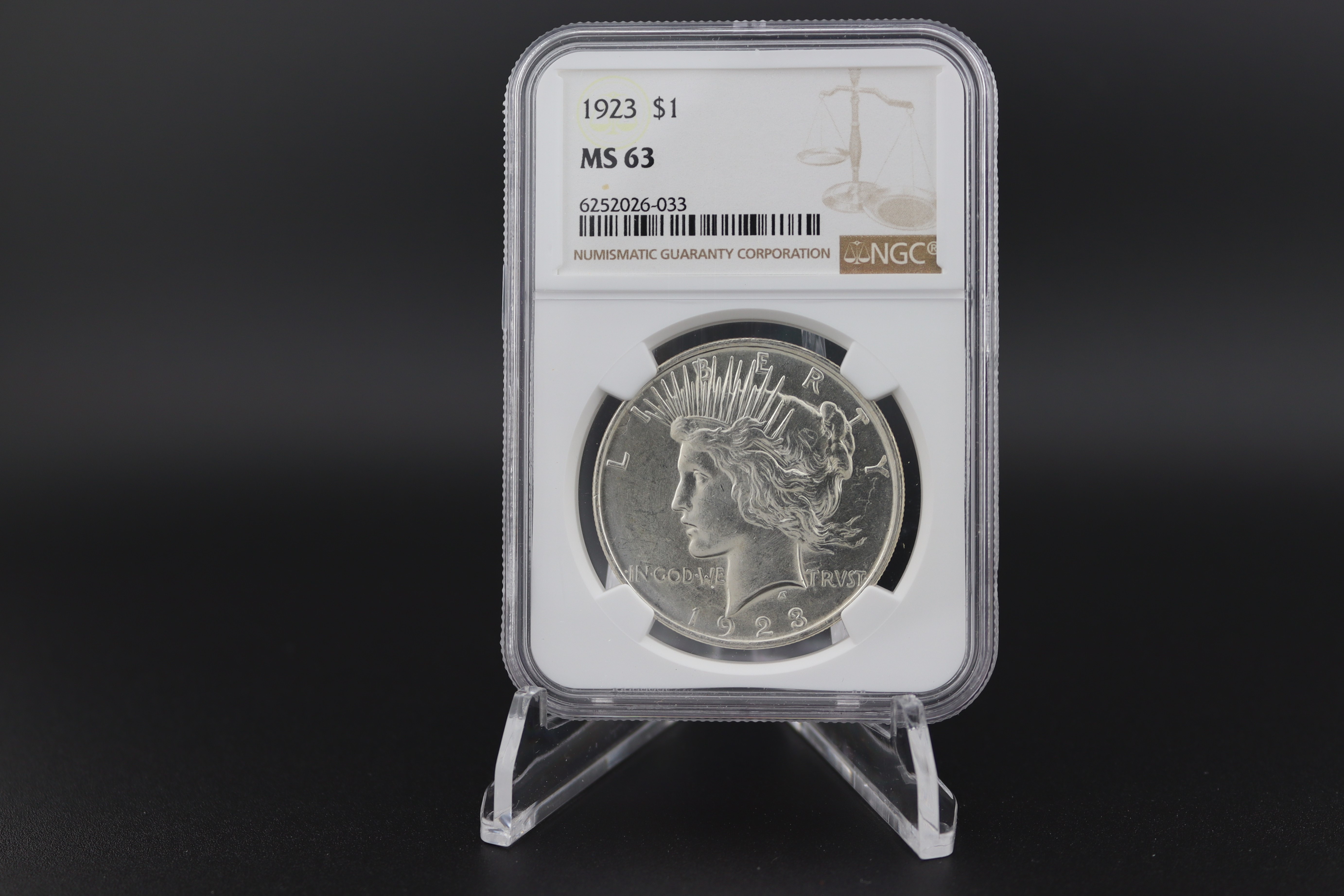 1923 Peace Silver Dollar MS63
