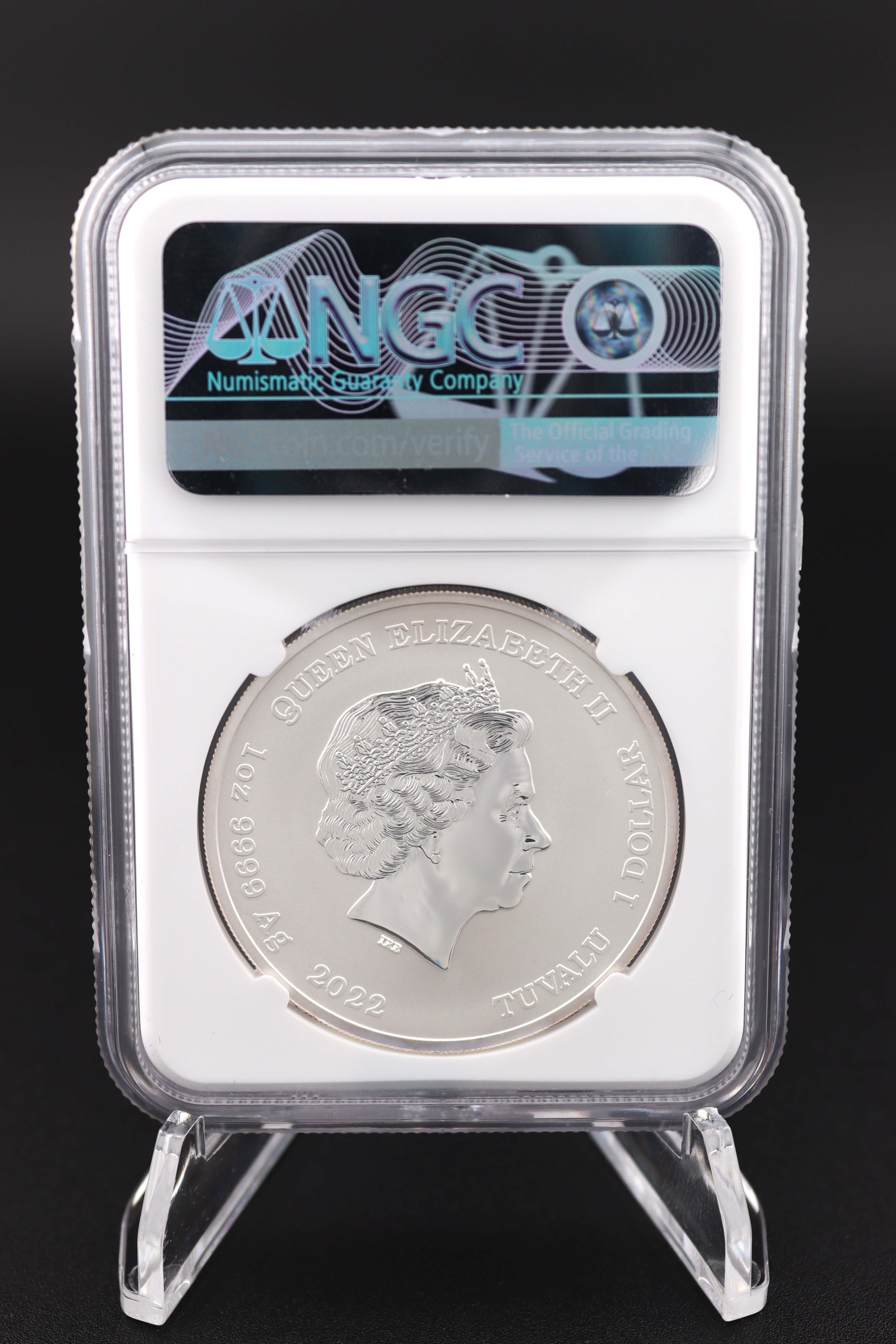 2022 Tuvalu 60 Years of Bond Silver Coin