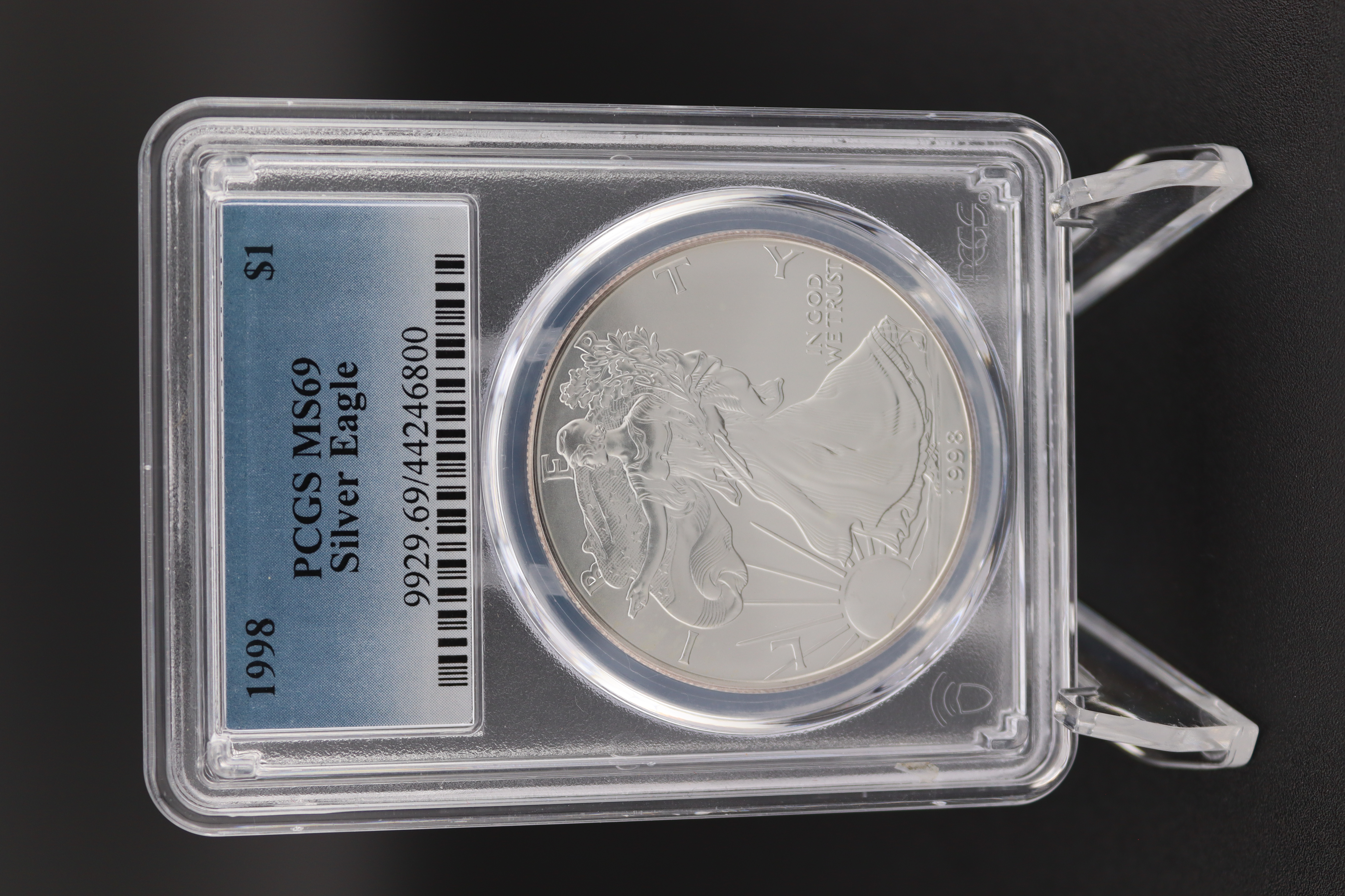 1998 PCGS MS69 Silver Eagle