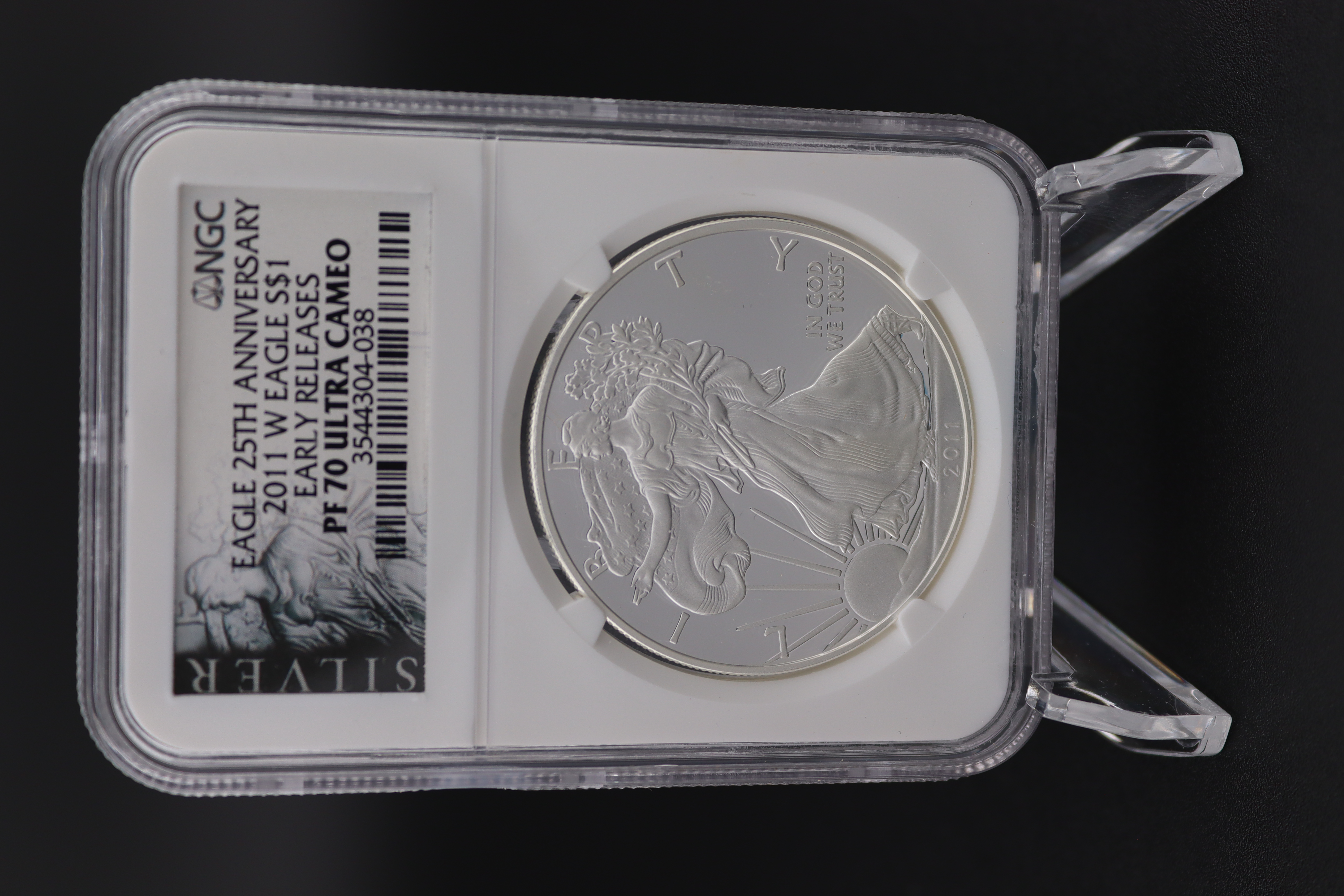 2011-W Silver Eagle 25th Anniversary Coin NGC PF-70 (ER)