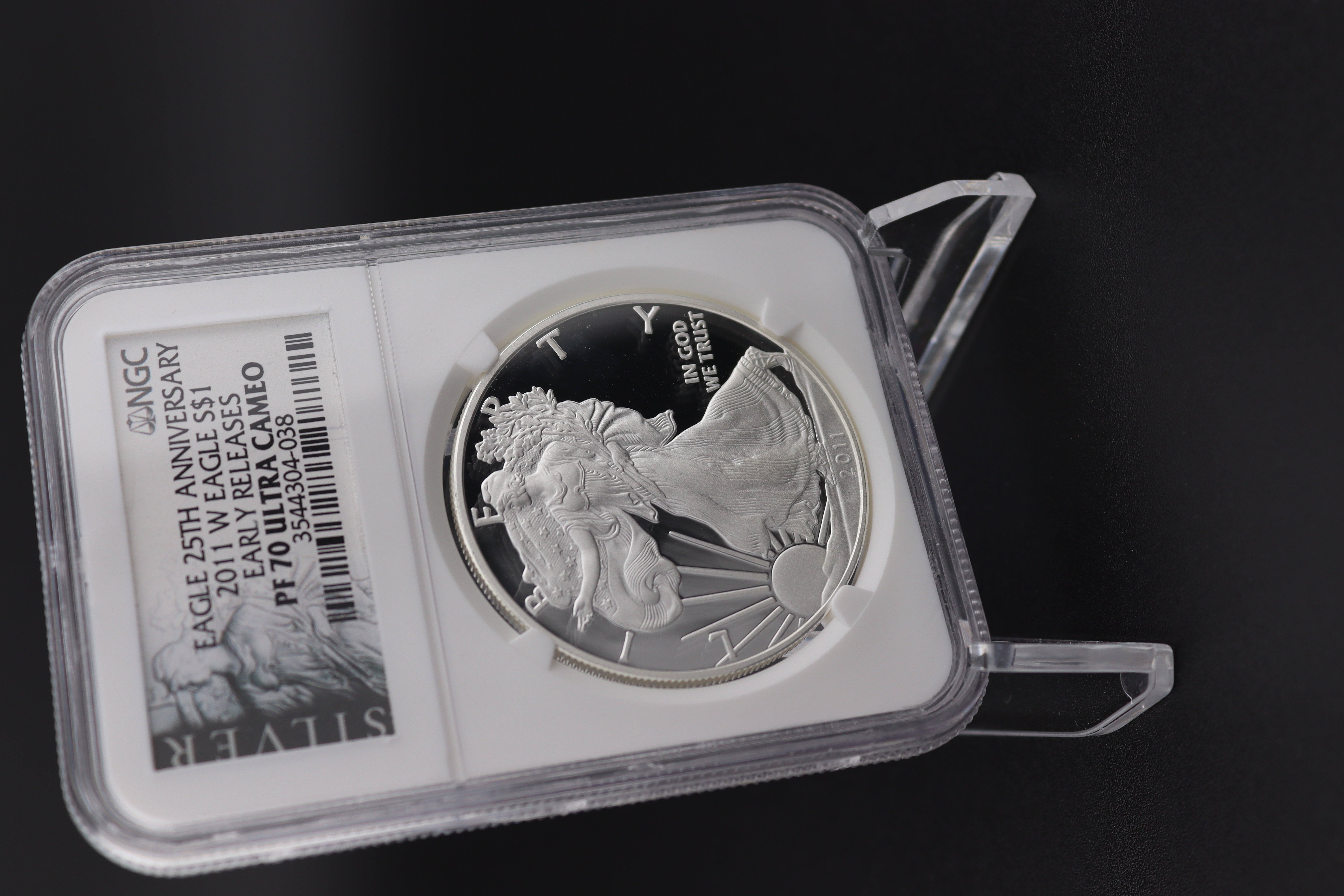 2011-W Silver Eagle 25th Anniversary Coin NGC PF-70 (ER)