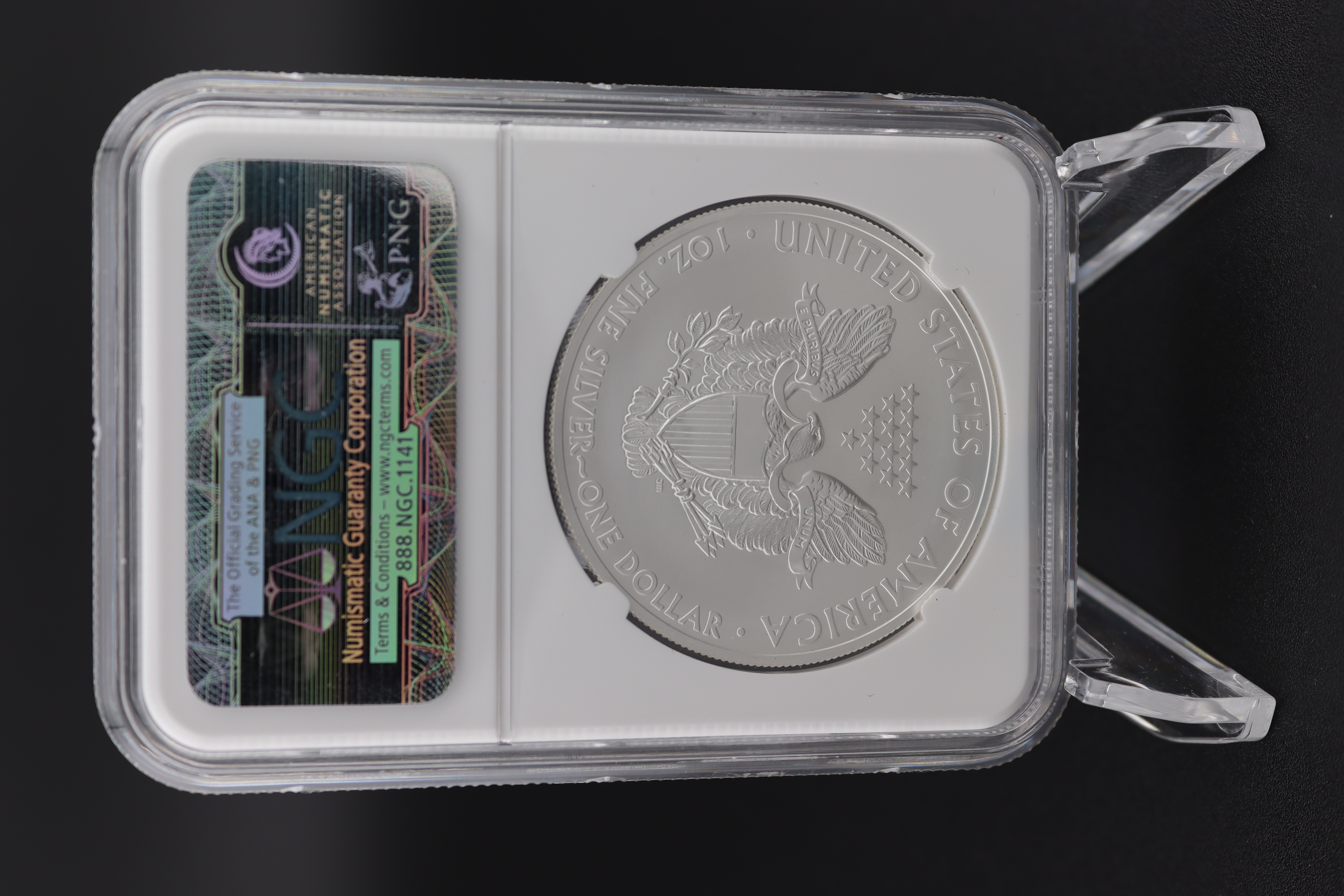 2012(S) Silver American Eagle $1 Coin MS69 NGC