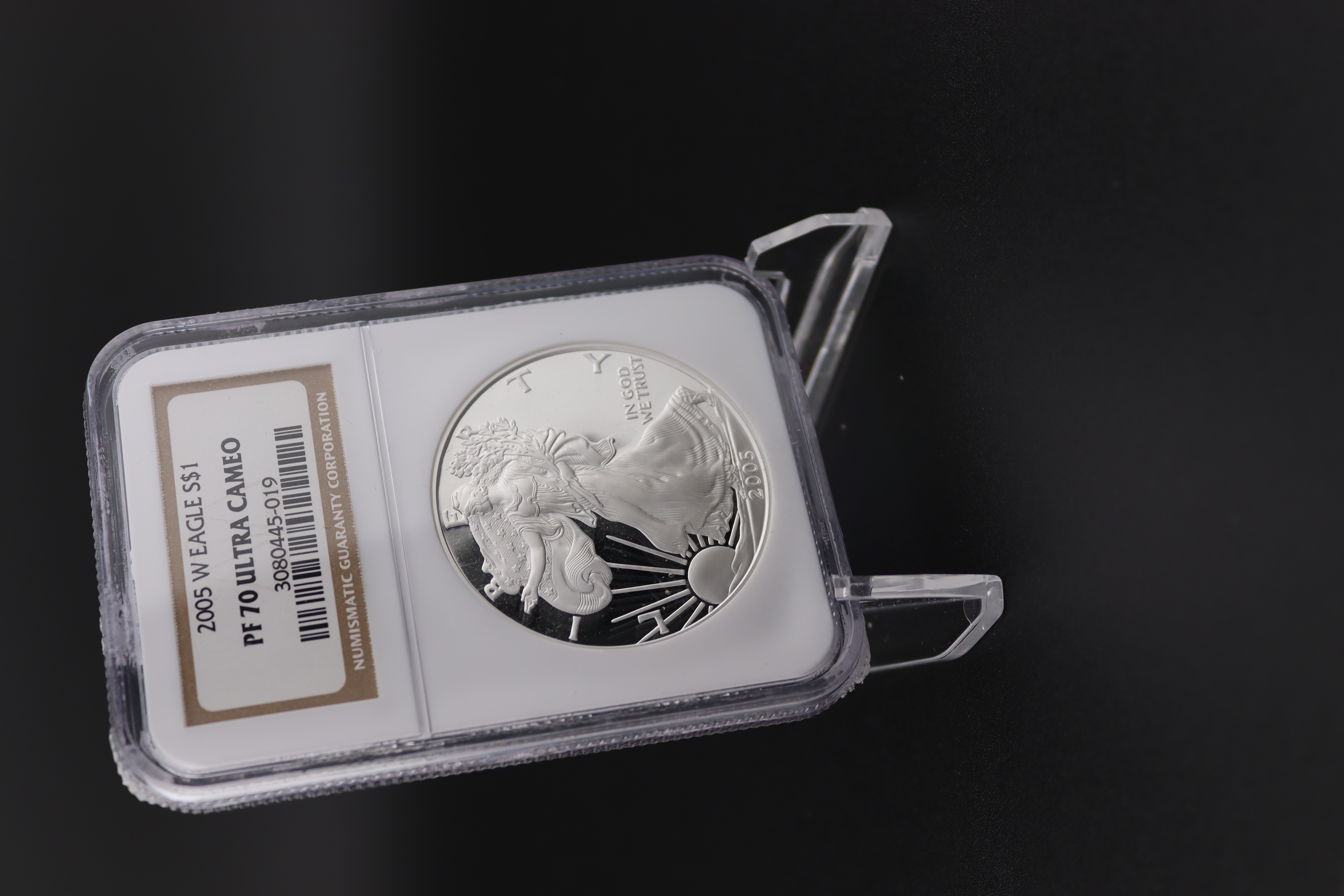 2005-West Point American Silver Eagle Coin NGC Proof 70 ULTRA CAMEO