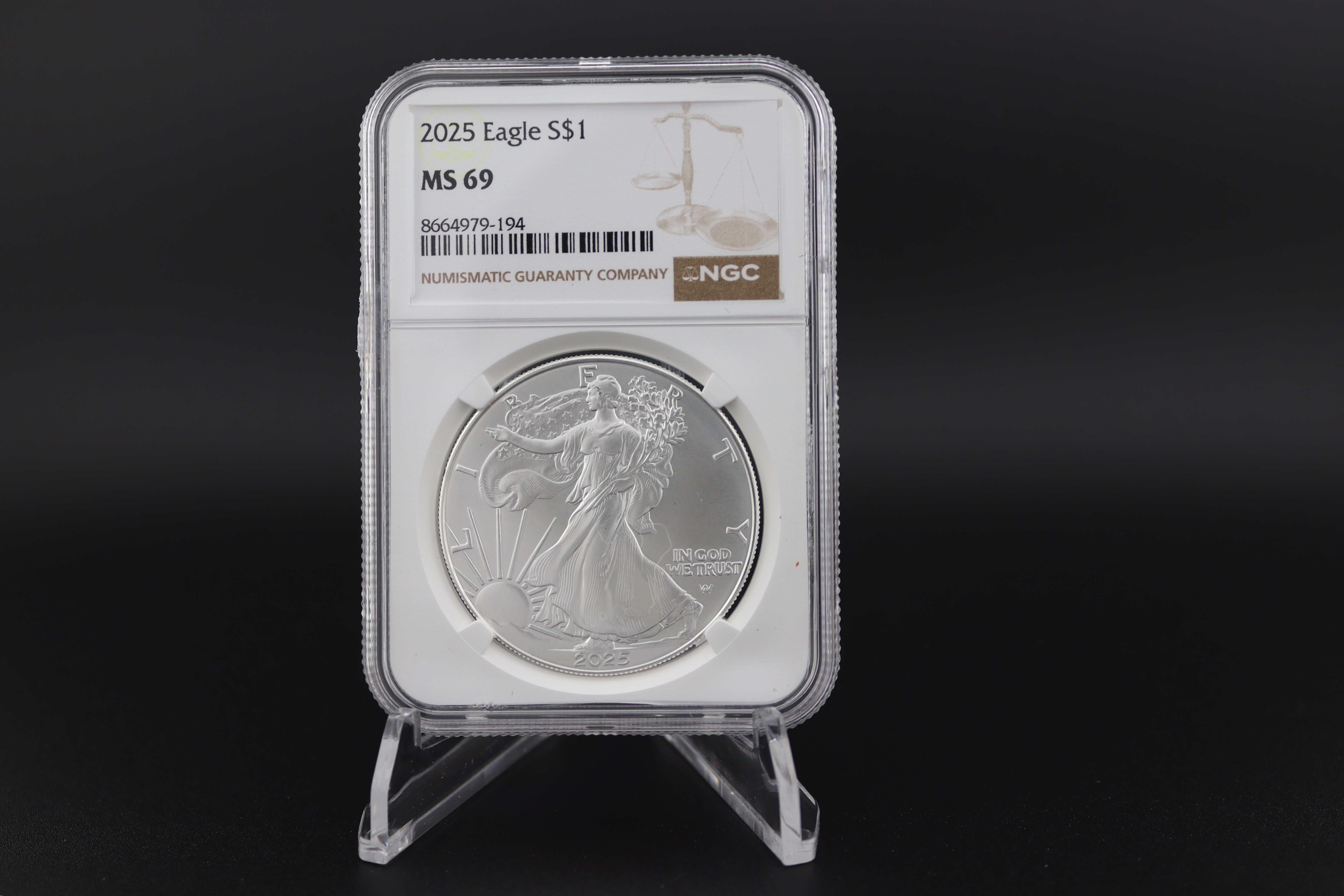 2025 American Silver Eagle $1 Coin MS-69