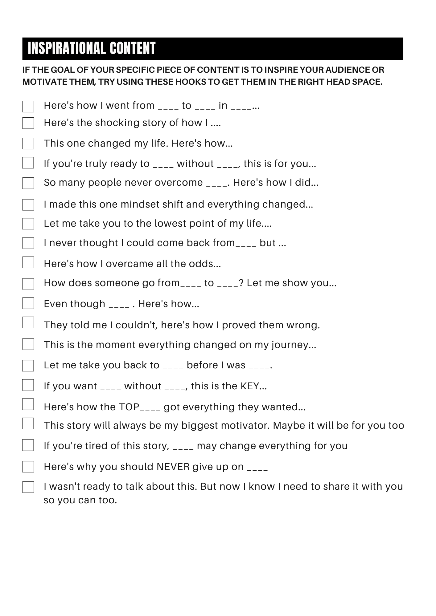 The Content Creator's Roadmap E-Book: Content Creation Blueprint (Digital Download)