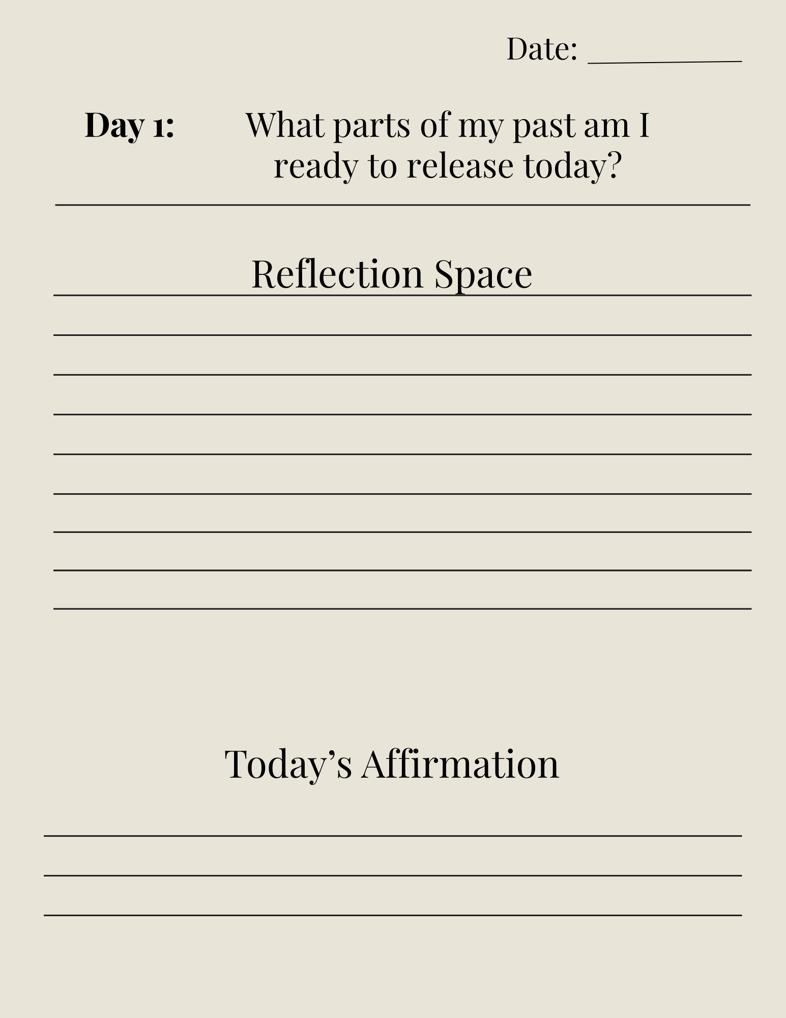 Rediscover Yourself Healing and Renewal Journal