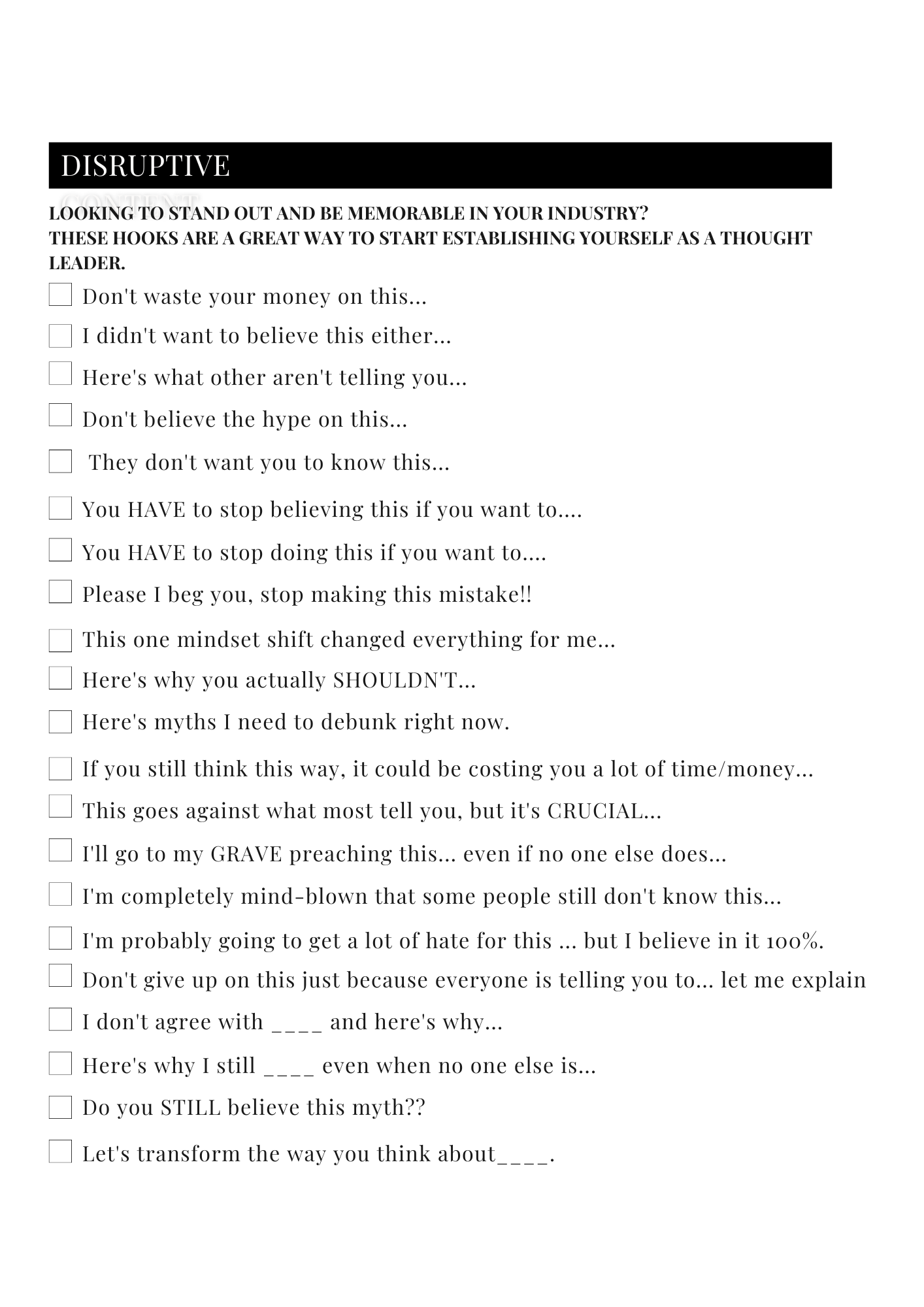 Essential Skills for Content Creators E-Book