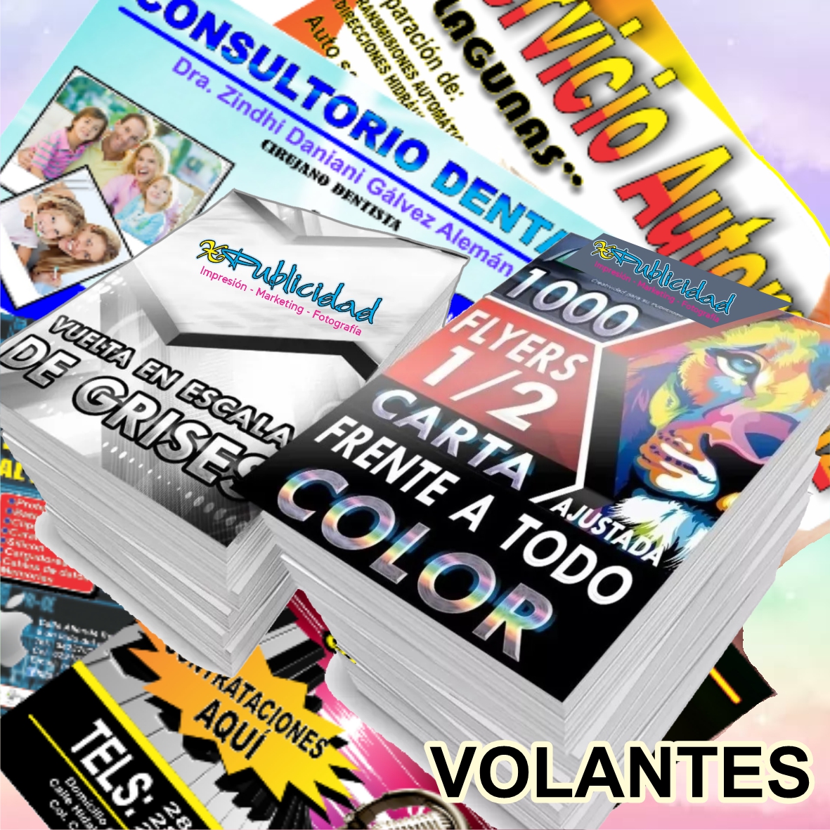 Volantes a todo color