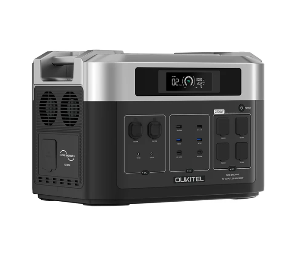 OUKITEL BP2000 virta-asema aurinko paneeli latauksella 2200W