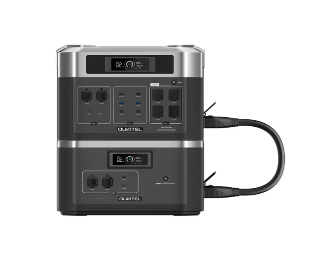 OUKITEL BP2000 virta-asema aurinko paneeli latauksella 2200W