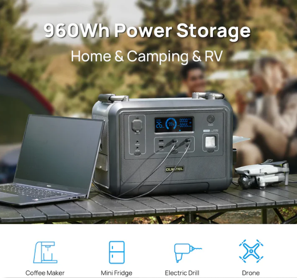 OUKITEL P1201 kannettava virta-asema 1200W/960Wh