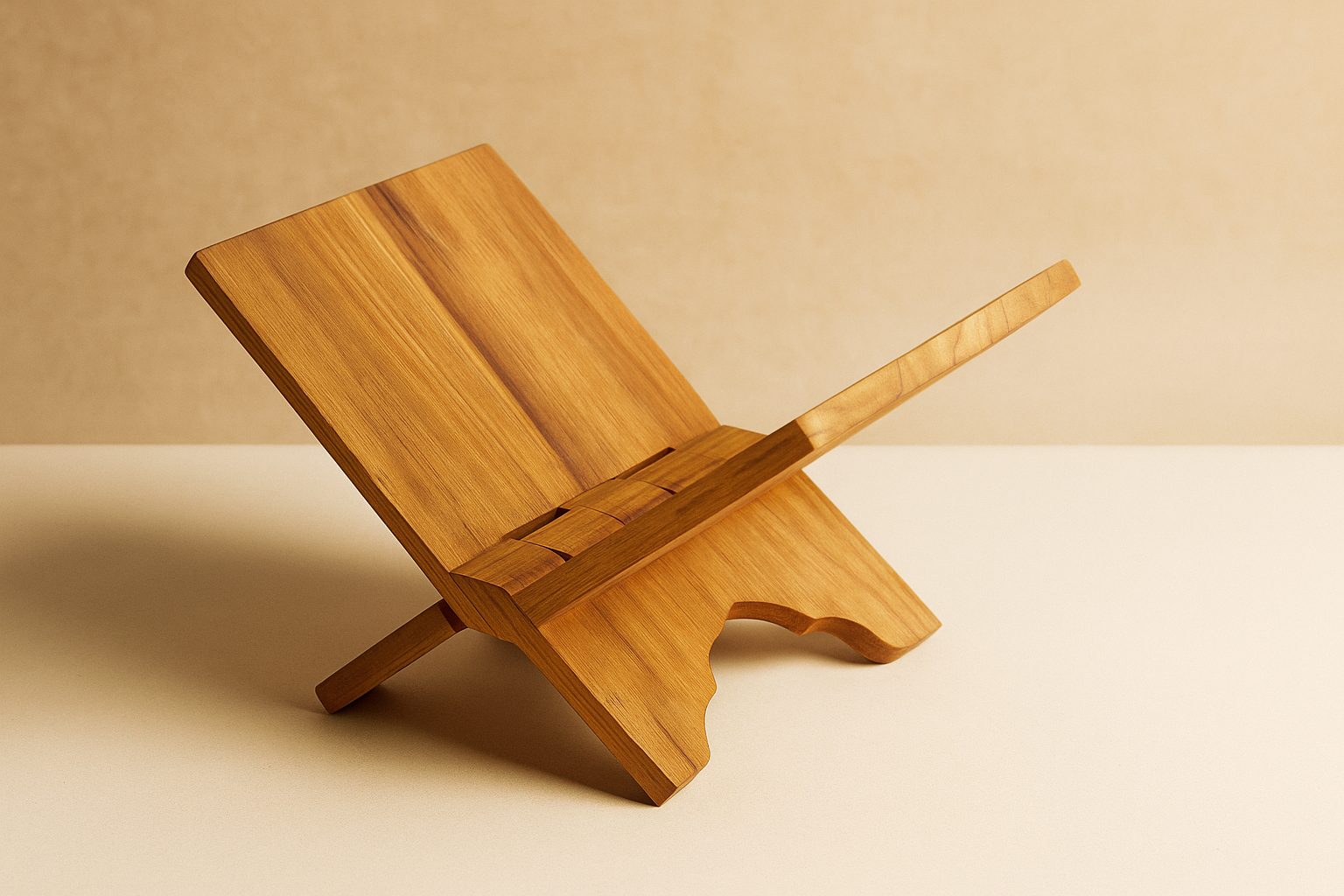 Foldable Wooden Book Stand