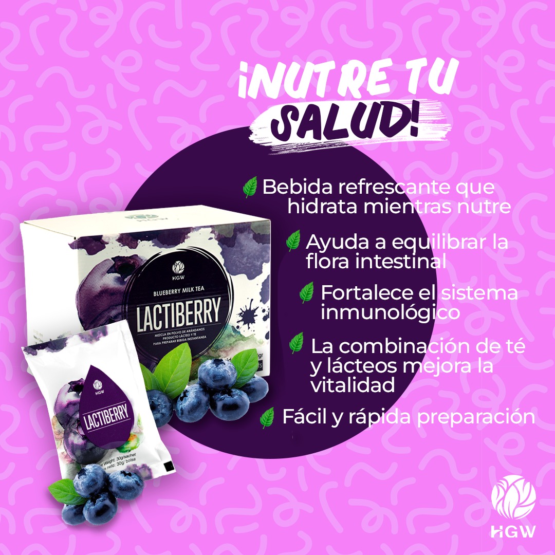 Lactiberry- Té negro con Arándanos - HGW