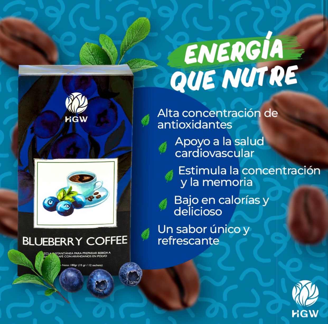 Café con Arándanos - HGW