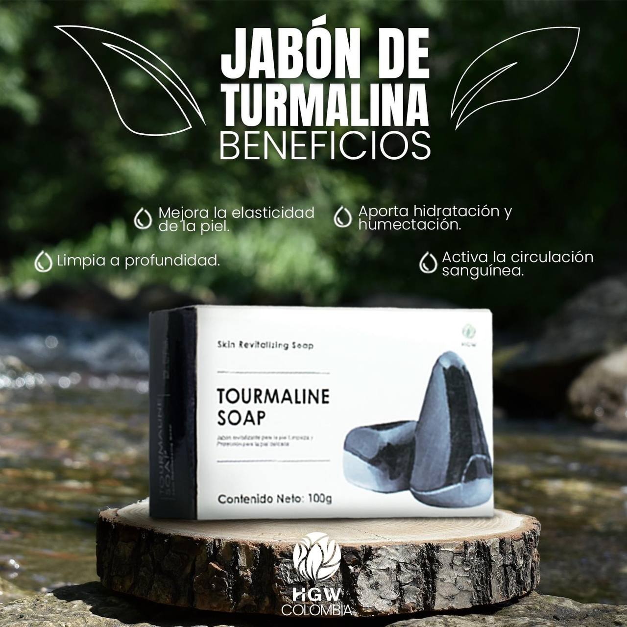 Jabón revitalizante de TURMALINA - HGW