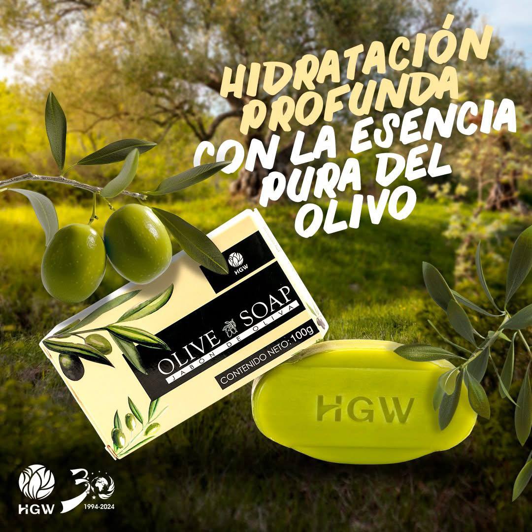 Jabón revitalizante de Oliva - HGW