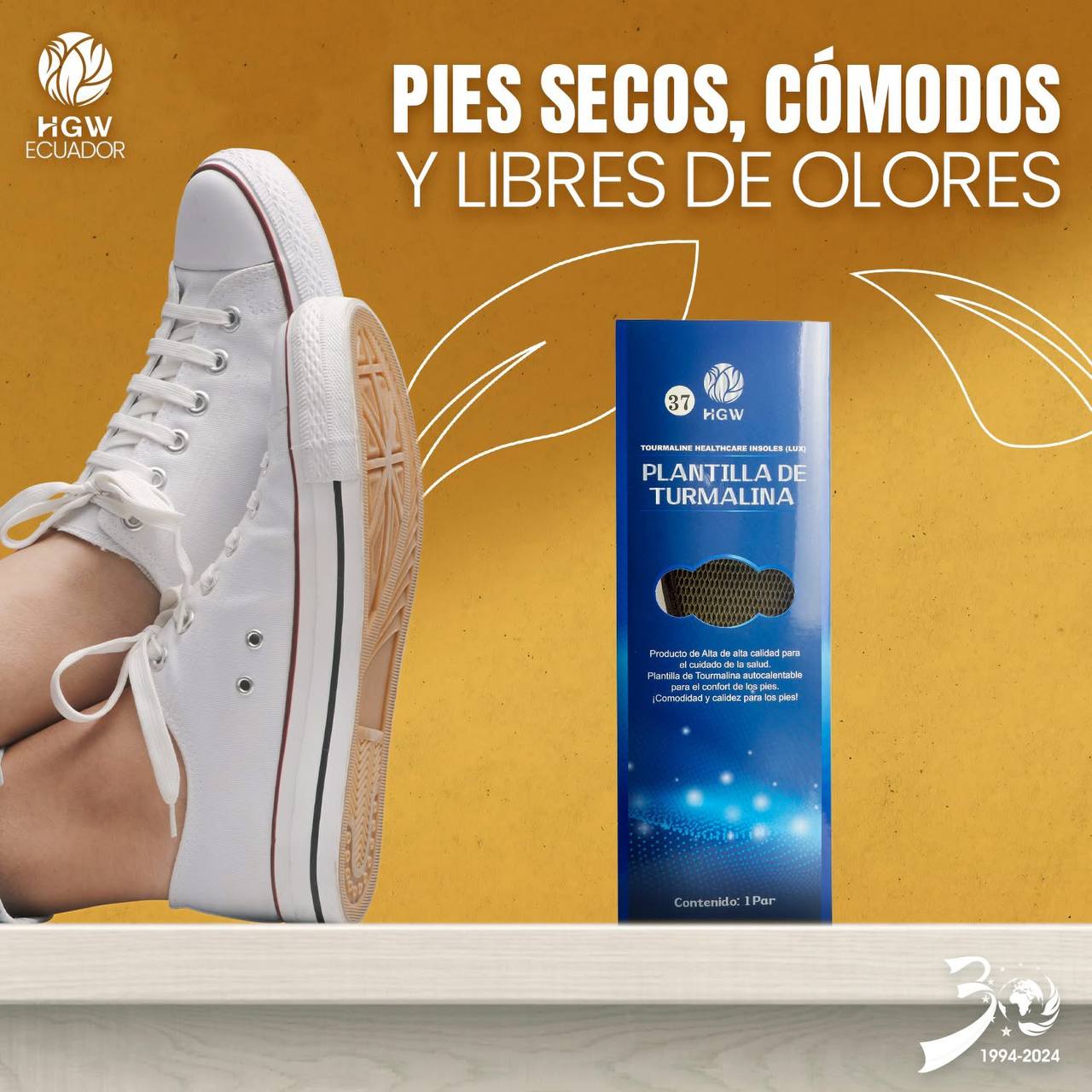 Plantillas con Turmalina - HGW