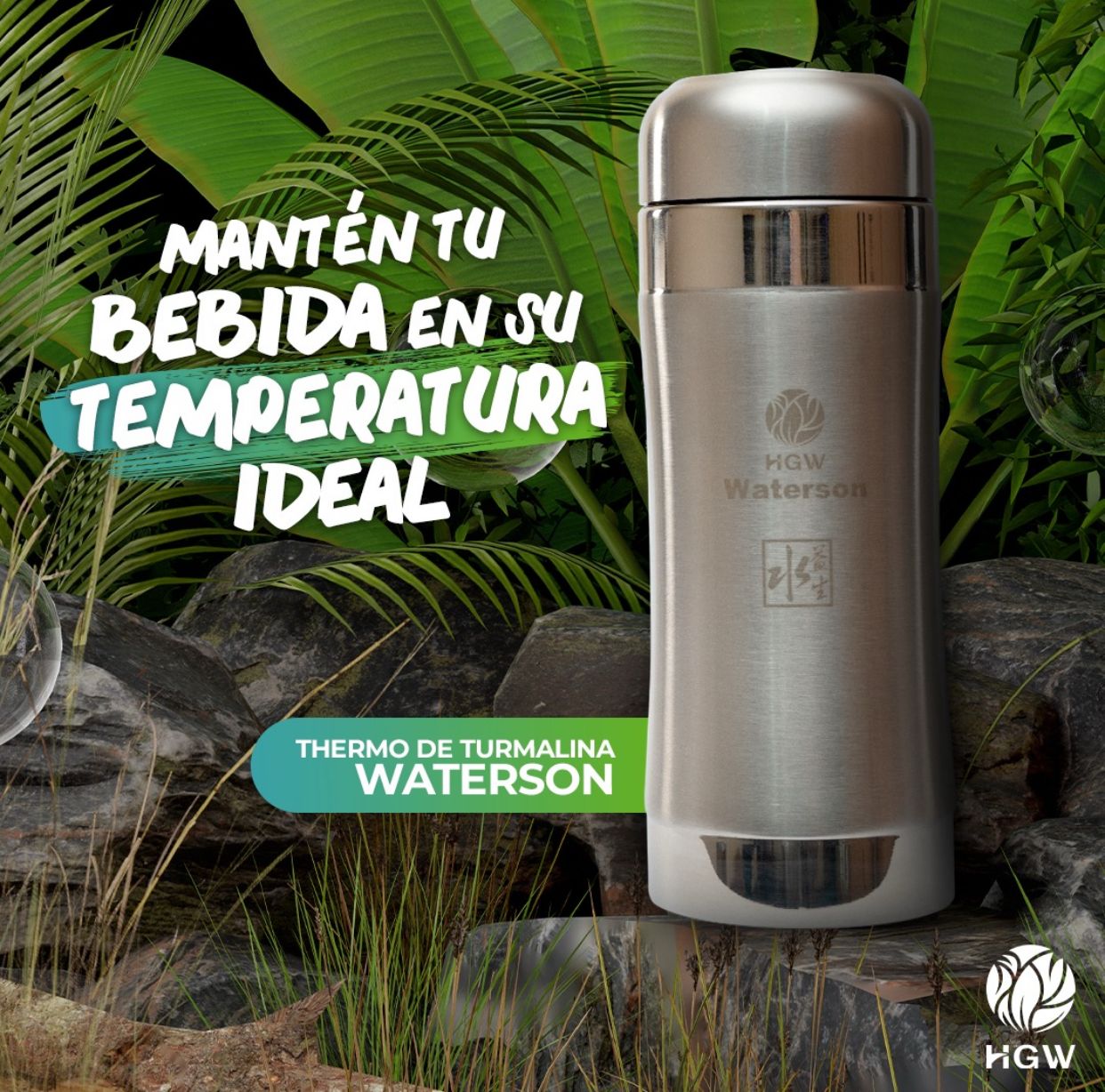 Termo Energético con Turmalina - HGW