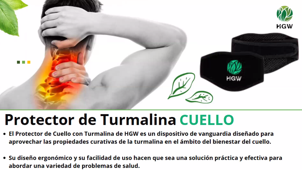 Protector Térmico de Cuello con Turmalina HGW – Alivio Cervical Natural