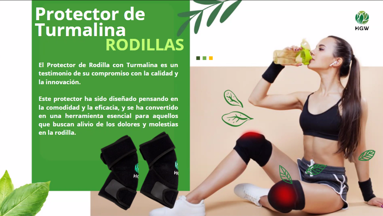 Protector Térmico de Rodilla con Turmalina HGW – Alivio Natural y Mejora Circulatoria
