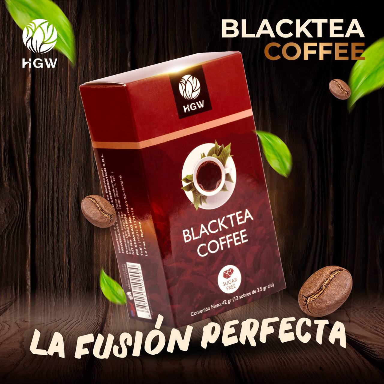 Balck Tea Coffee- (Café con Té Negro)- HGW