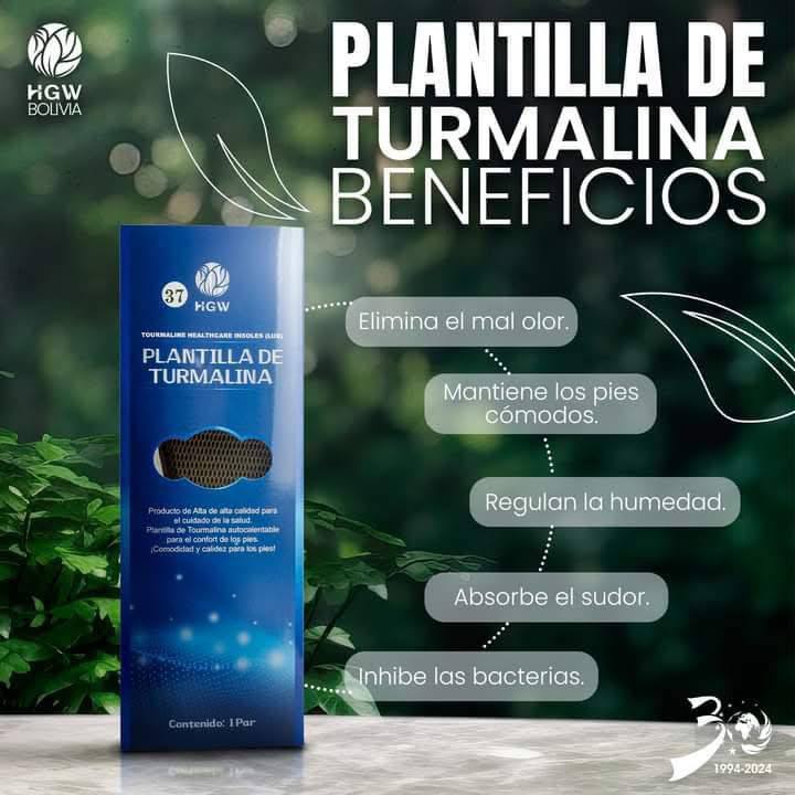 Plantillas con Turmalina - HGW