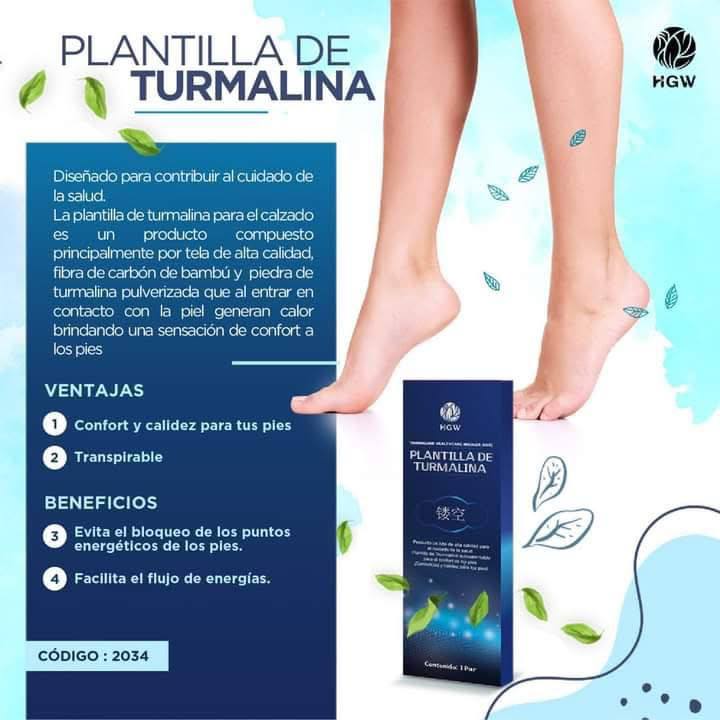 Plantillas con Turmalina - HGW