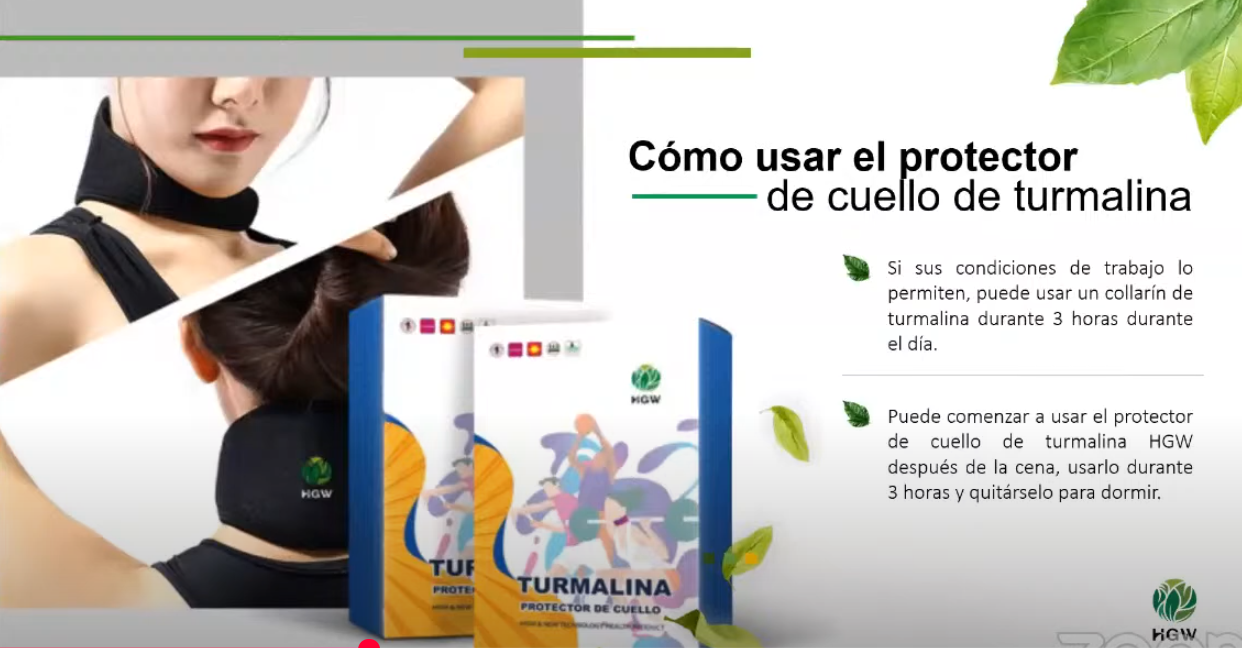 Protector Térmico de Cuello con Turmalina HGW – Alivio Cervical Natural