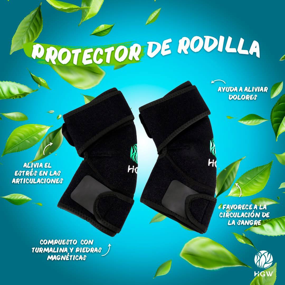 Protector Térmico de Rodilla con Turmalina HGW – Alivio Natural y Mejora Circulatoria