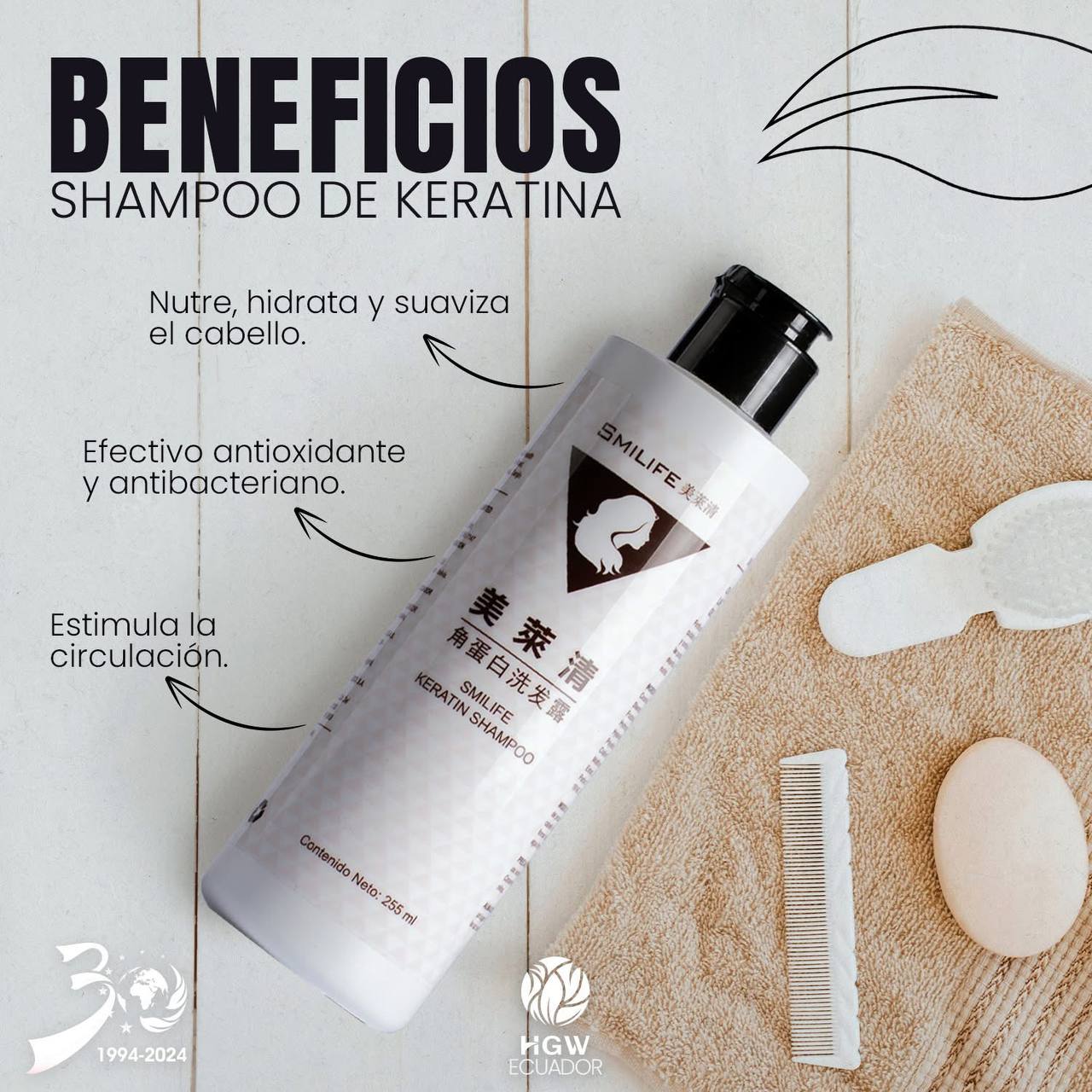 Champú con Keratina