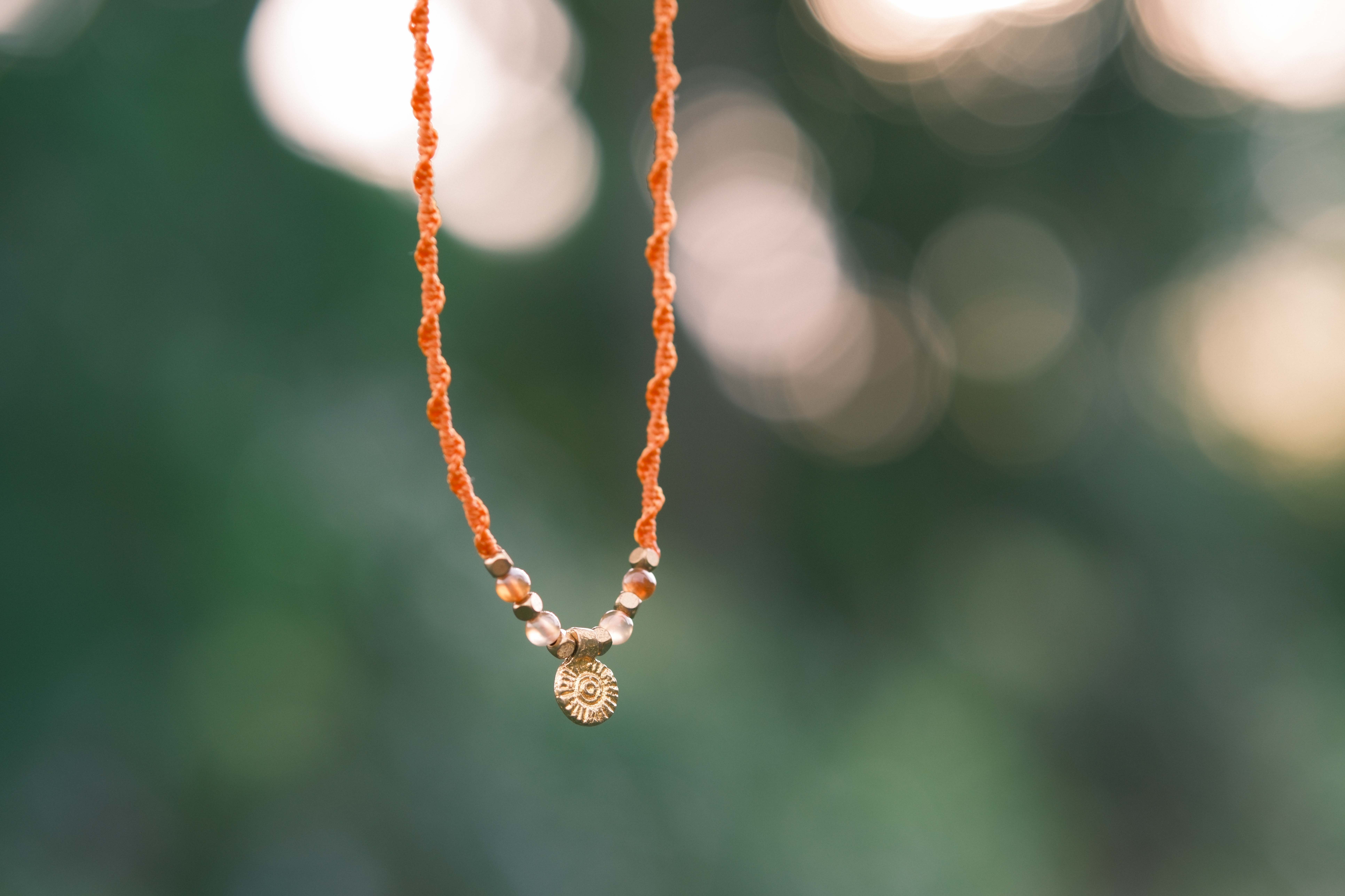 Sunlit Agate Necklace