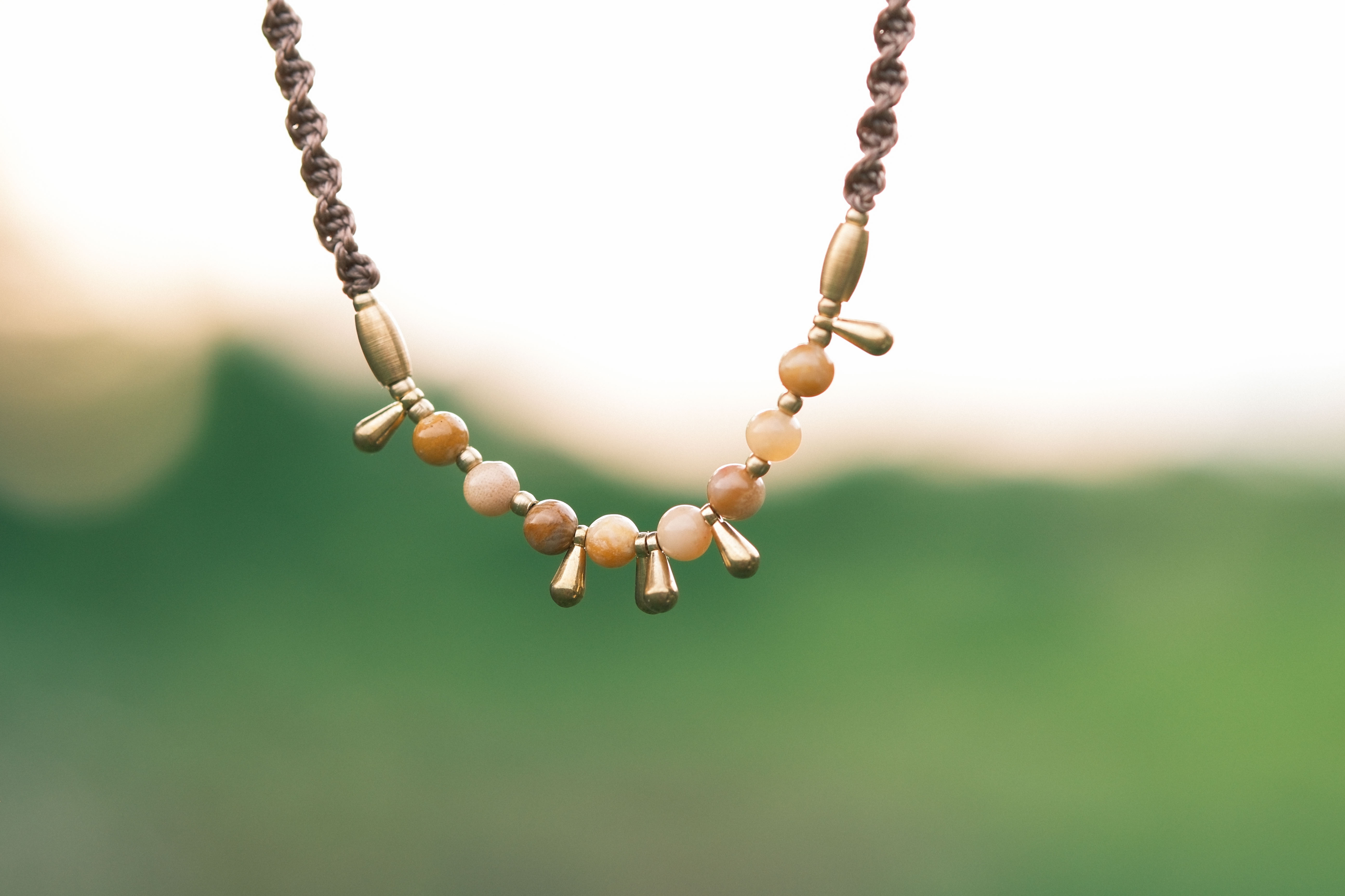 Burnt Sienna Whisper Necklace
