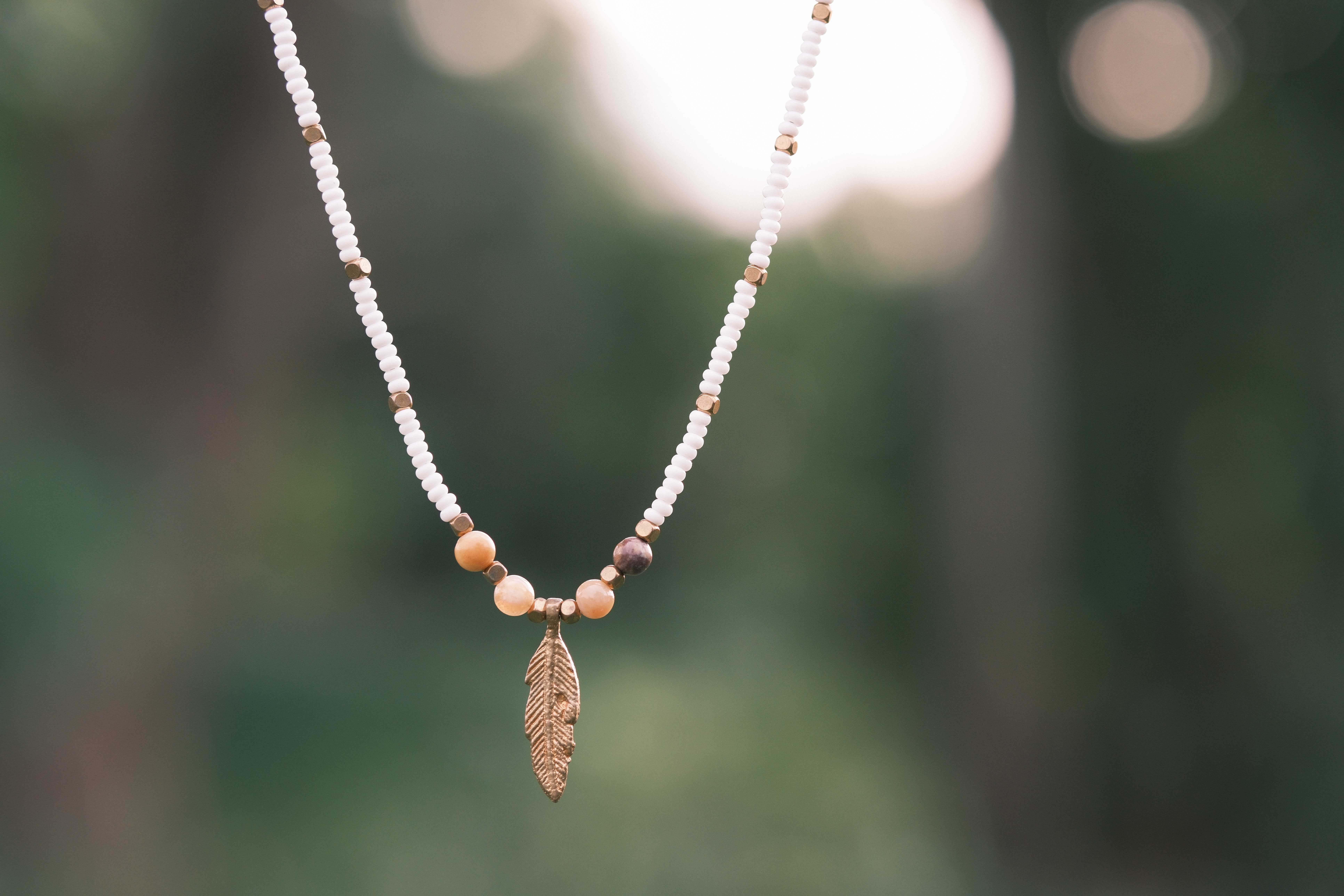 Feathered Grace Necklace