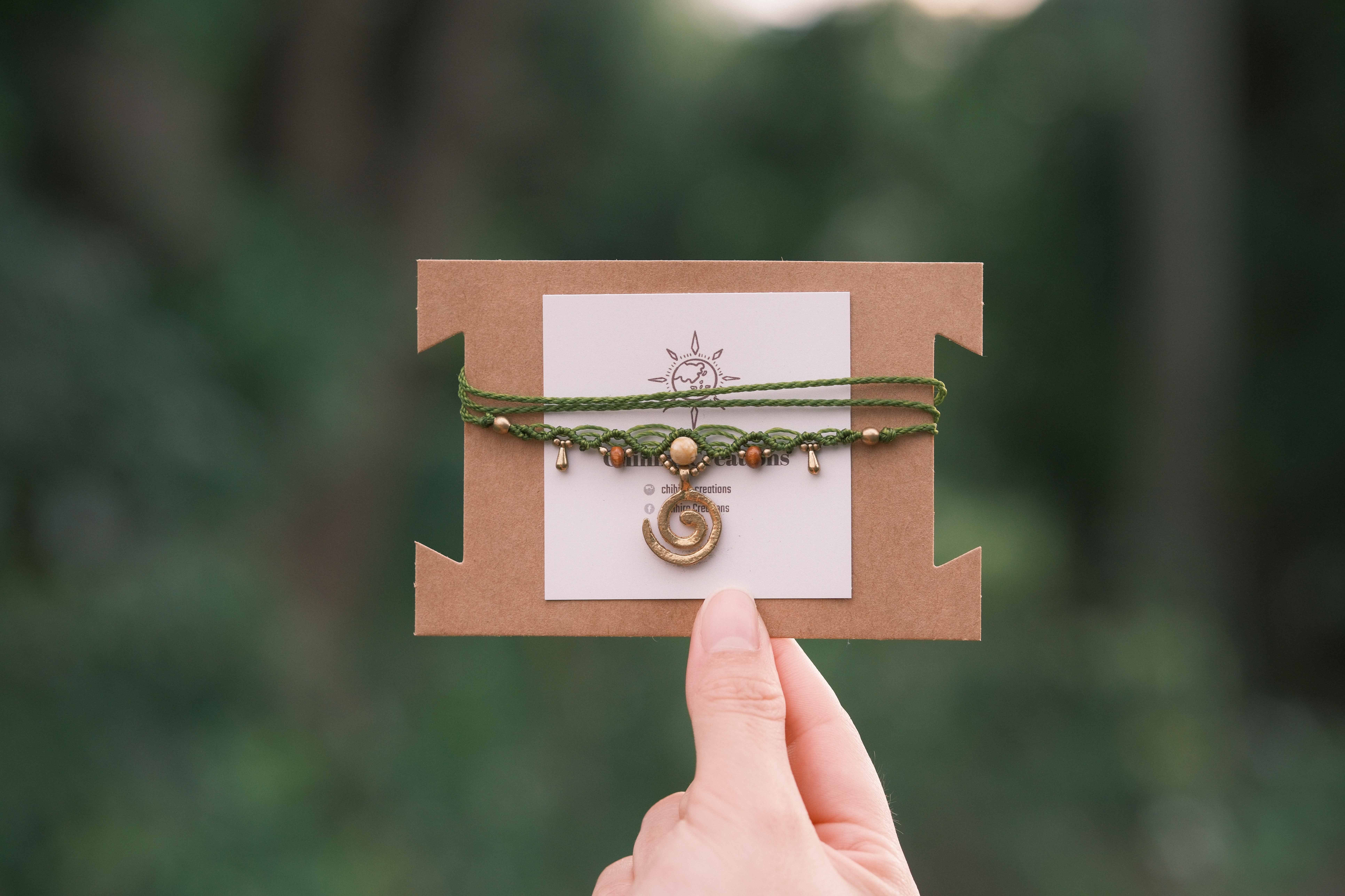 Evergreen Spiral Choker