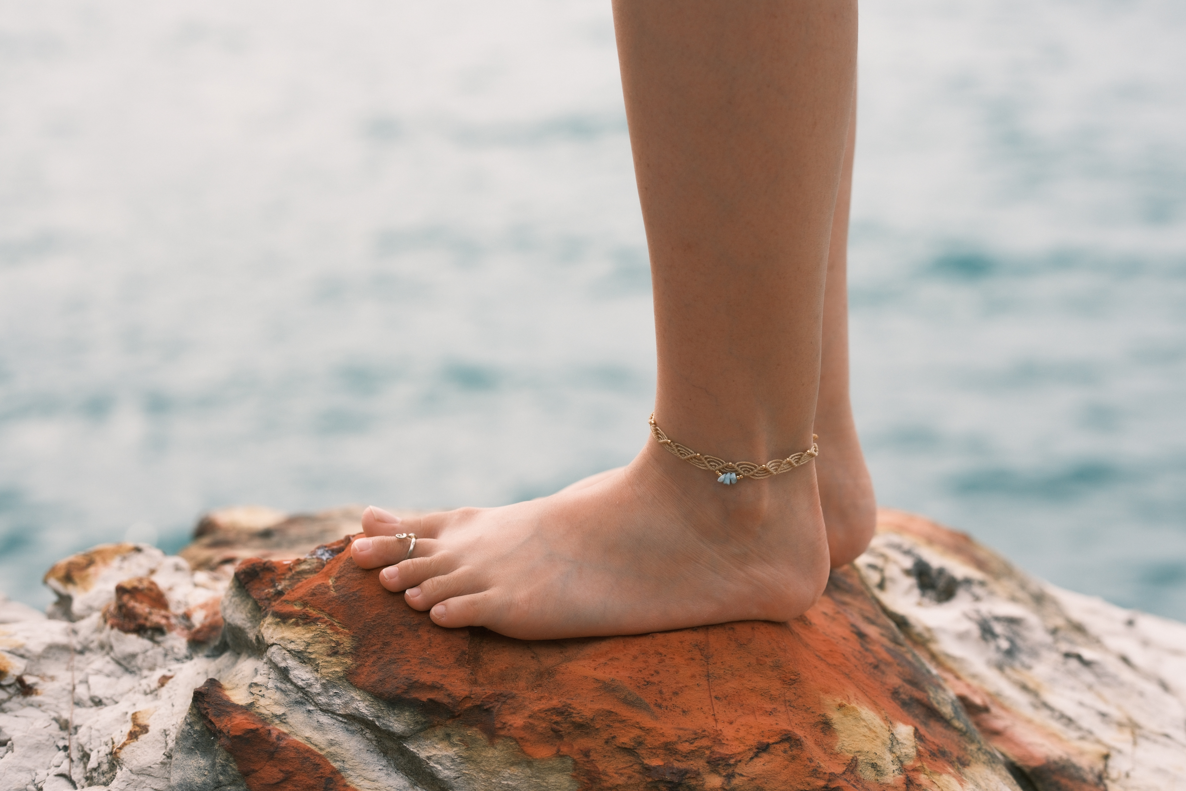 Larimar Breeze Anklet