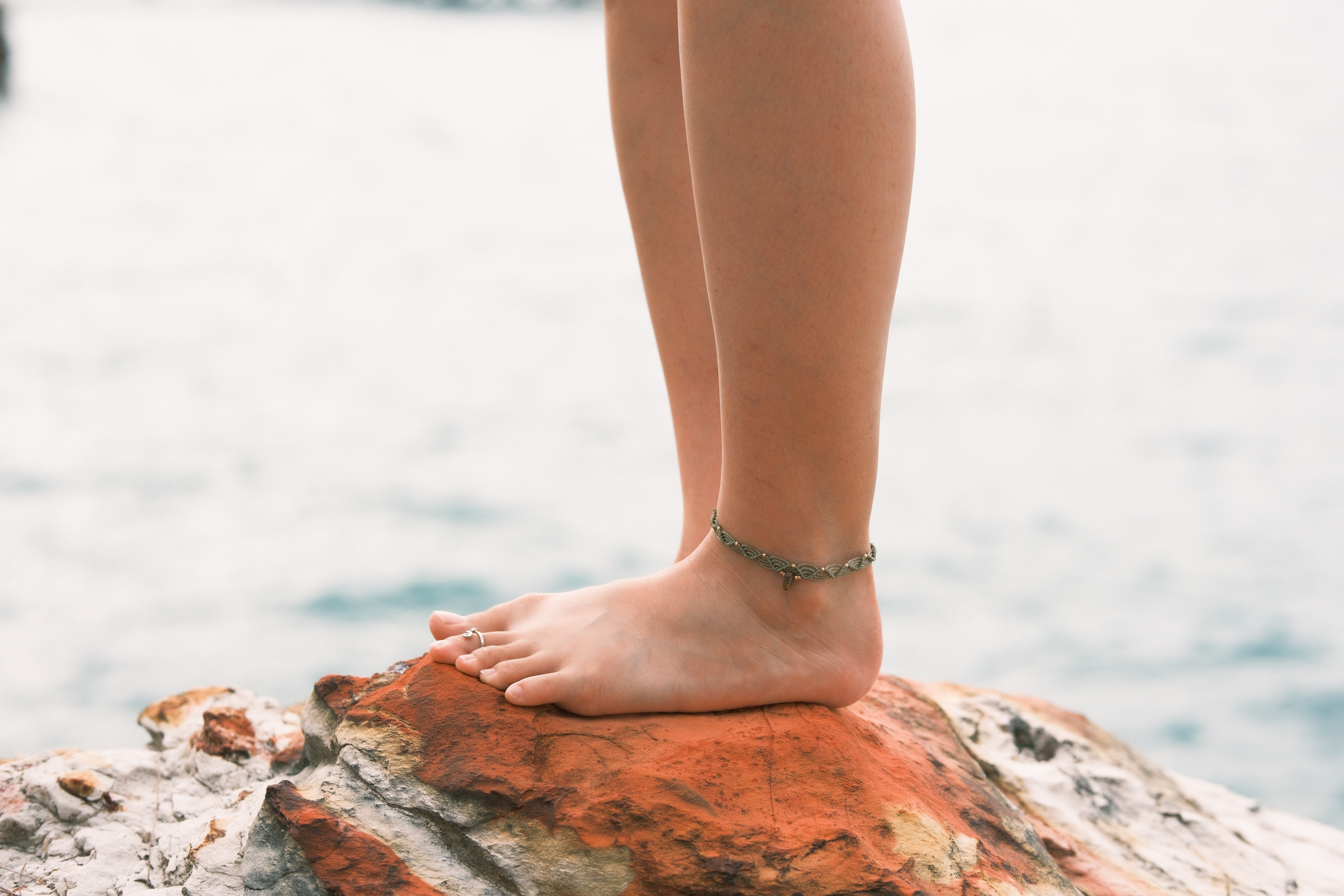 Tigers Eye Serenity Anklet