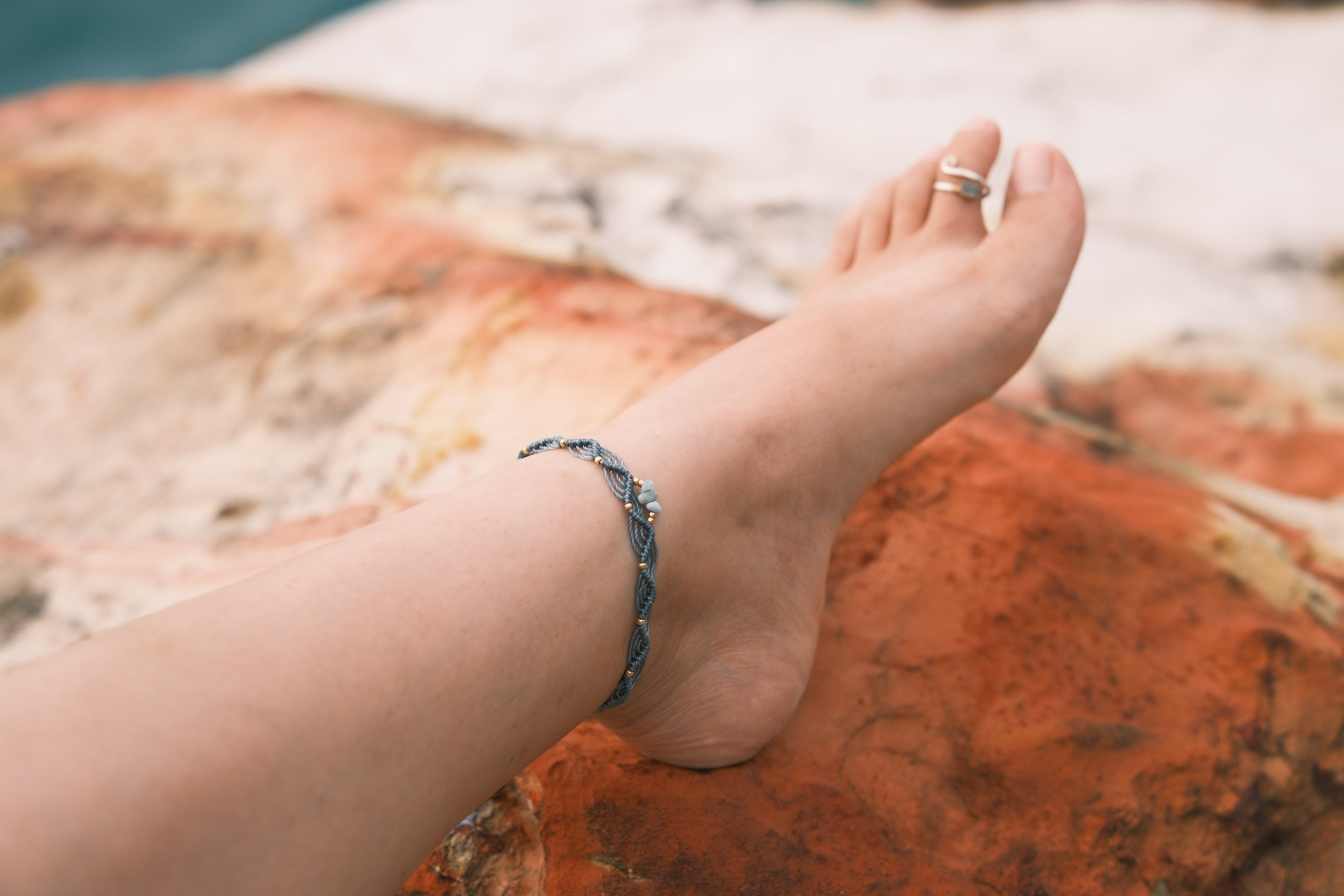 Larimar Sky Anklet