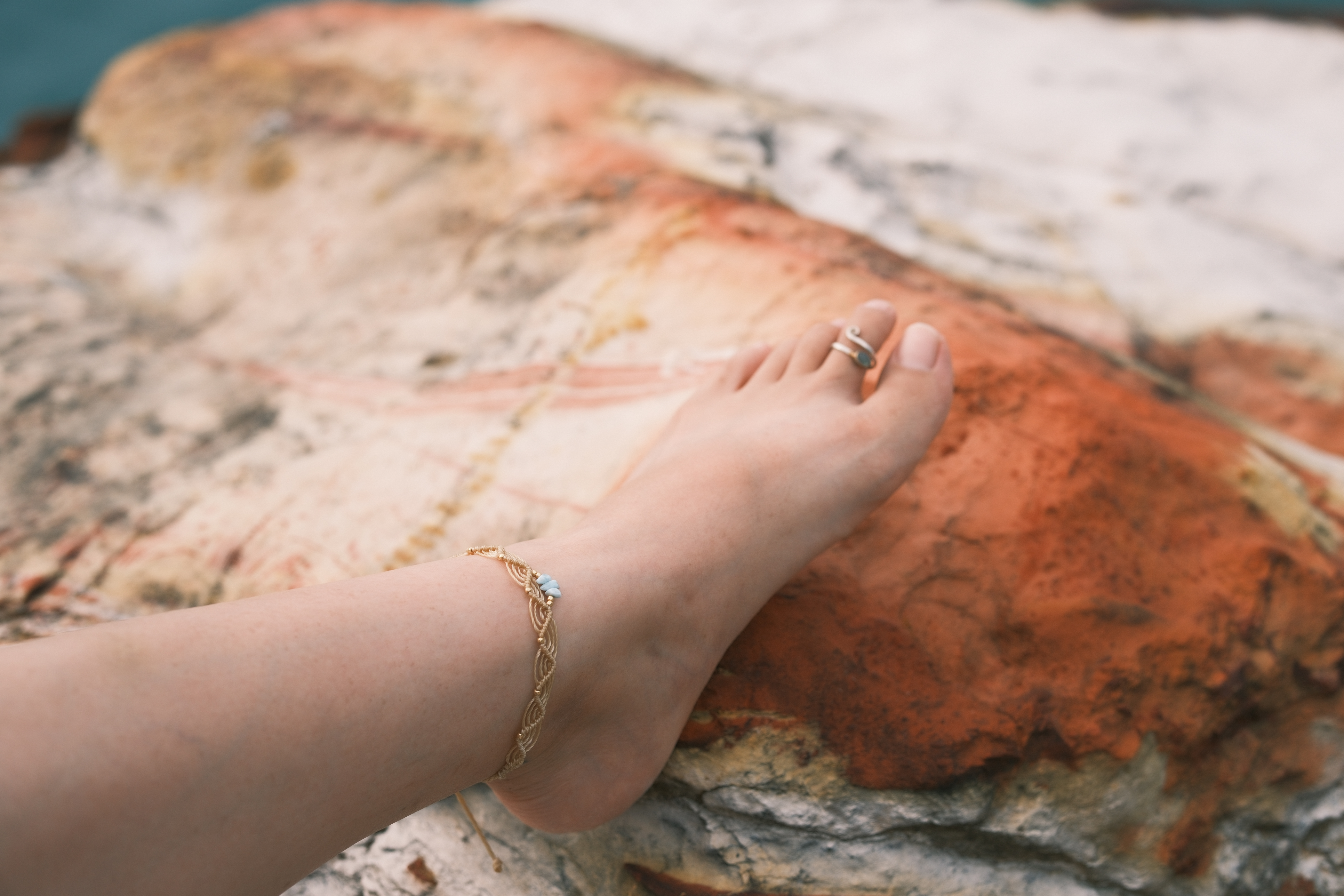 Larimar Breeze Anklet