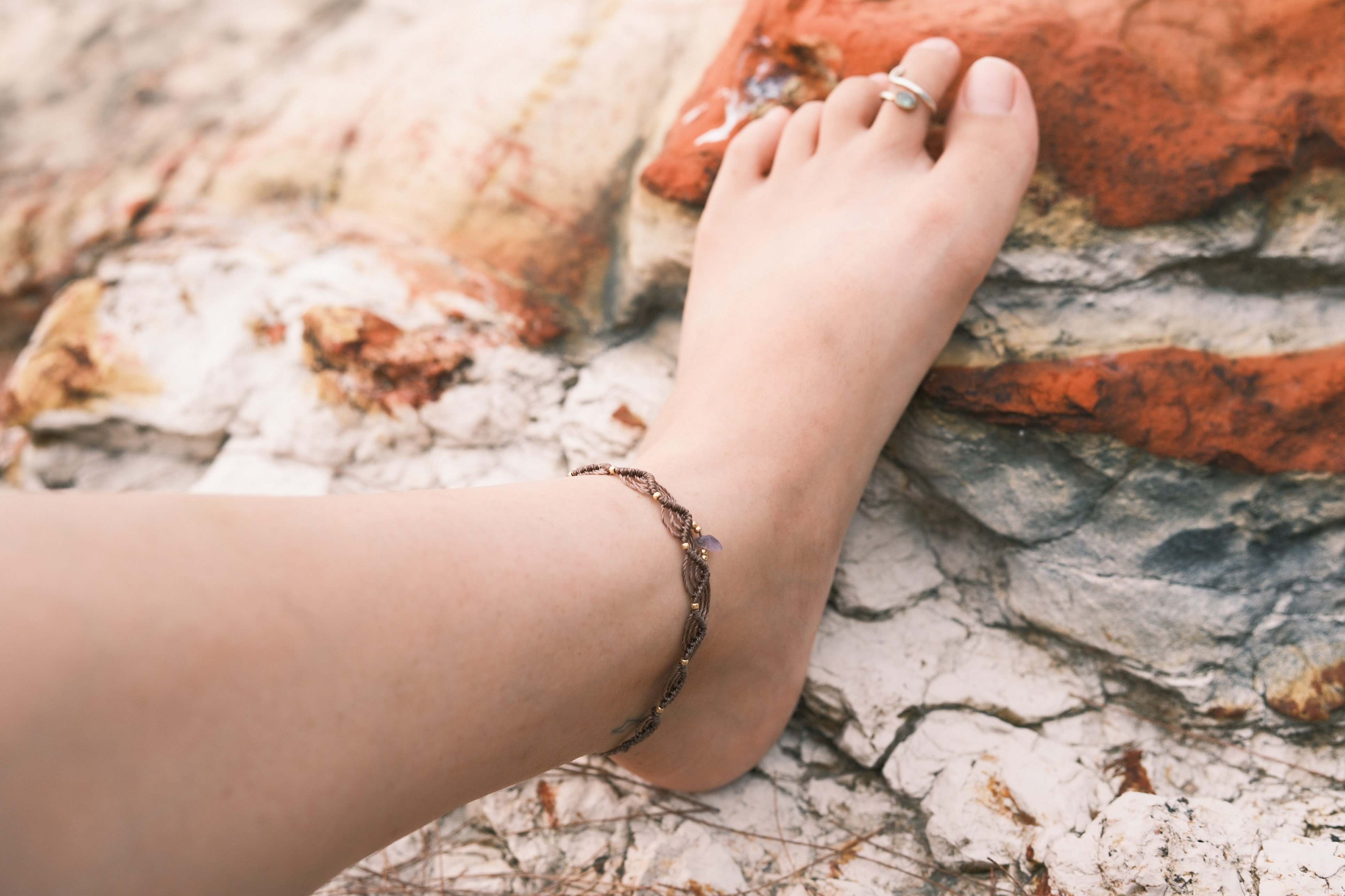 Amethyst Tranquil Anklet