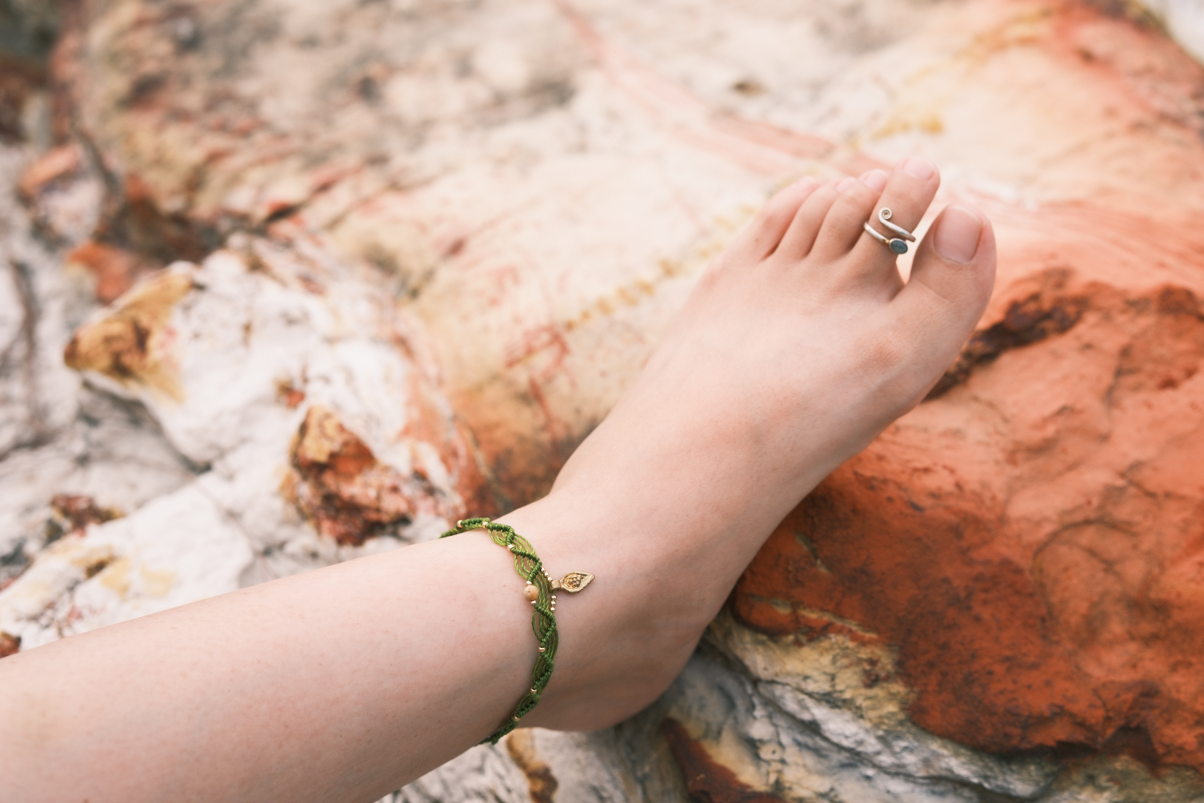 Verdant Leaf Anklet