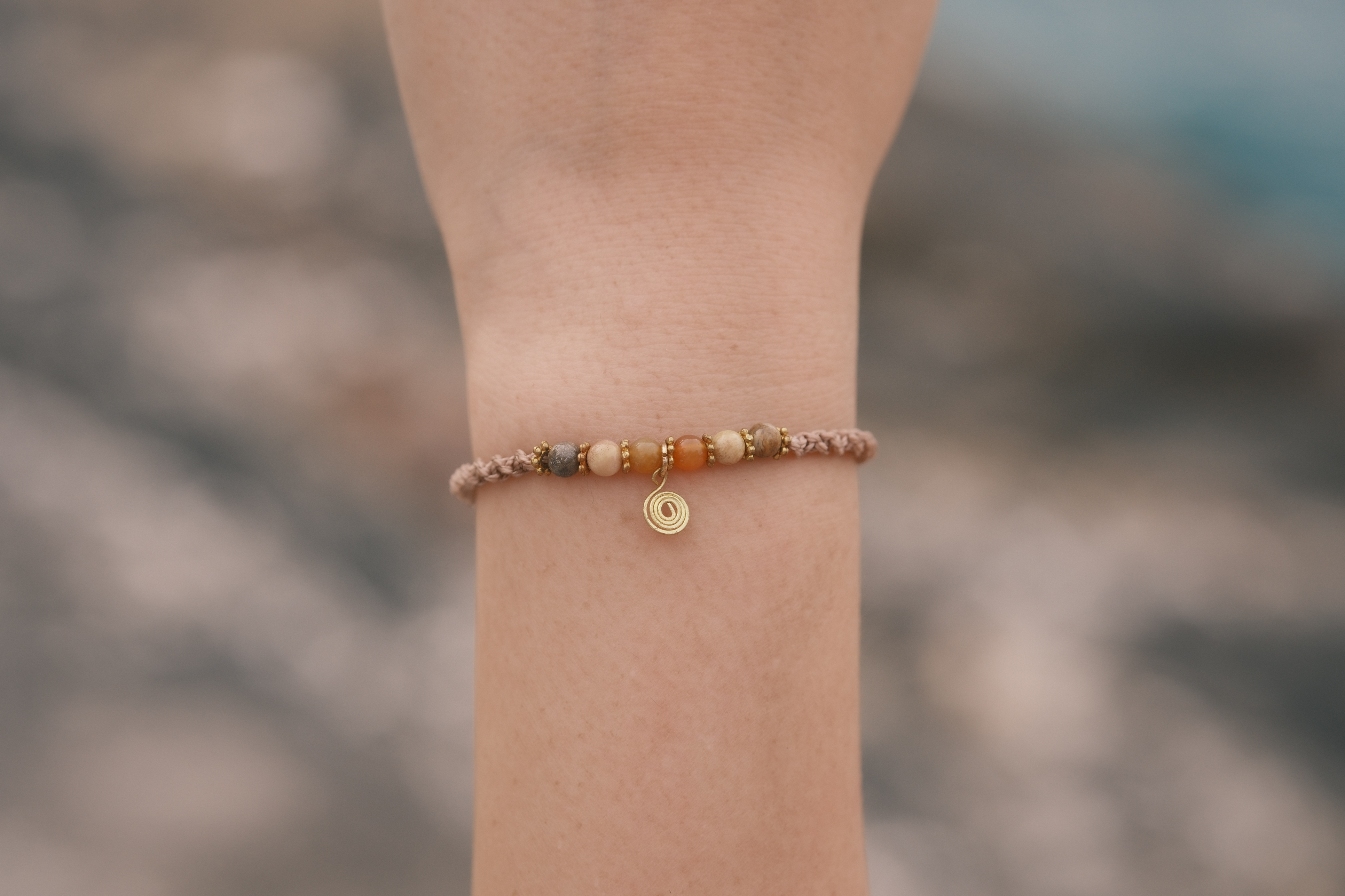Dusty Spiral Bracelet