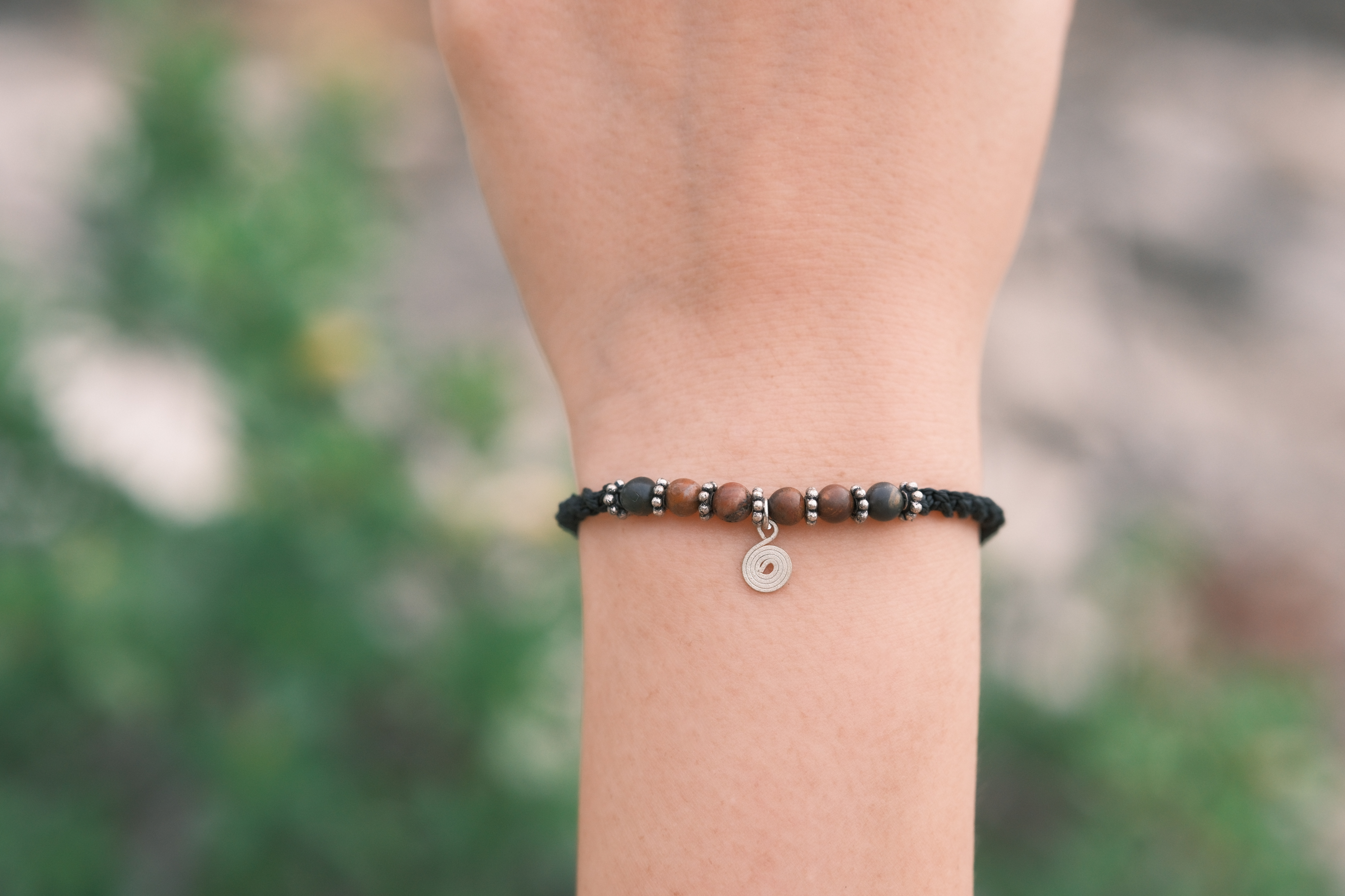 Shadow Spiral Bracelet