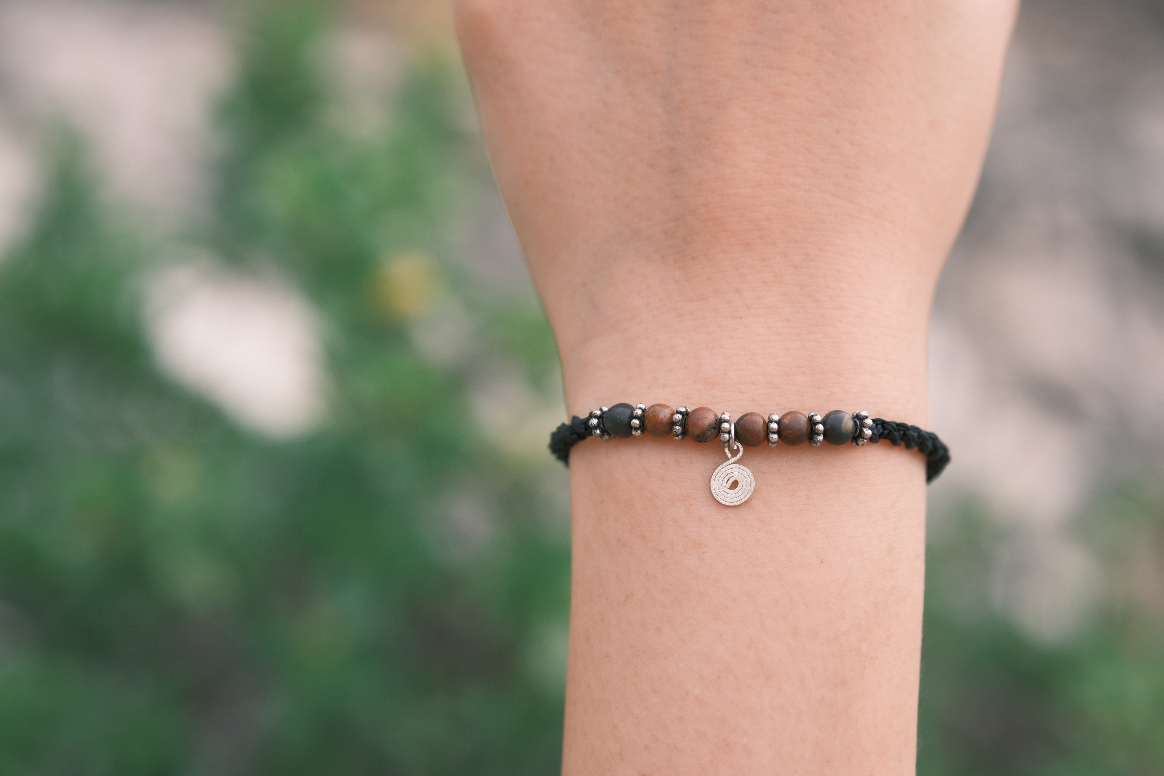 Shadow Spiral Bracelet