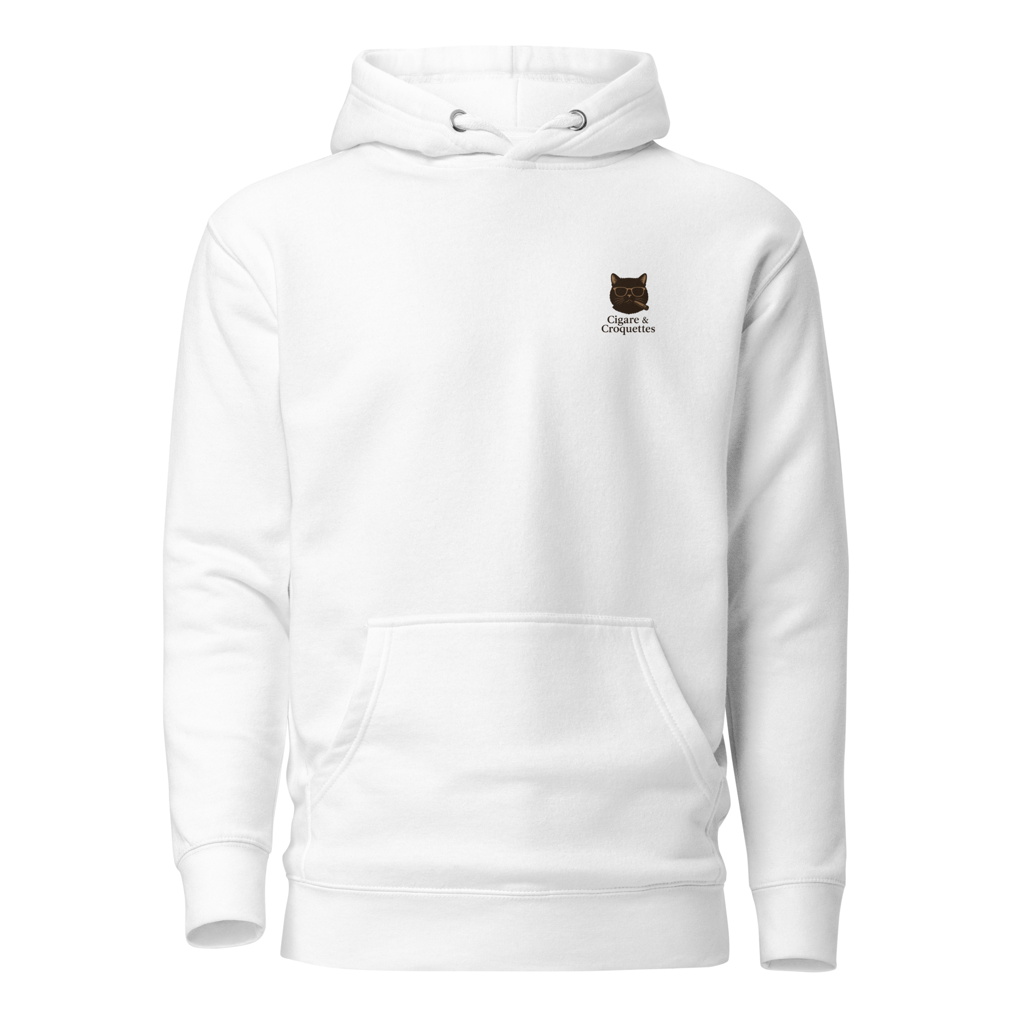Cigare & Croquettes Beach Cat Hoddie White