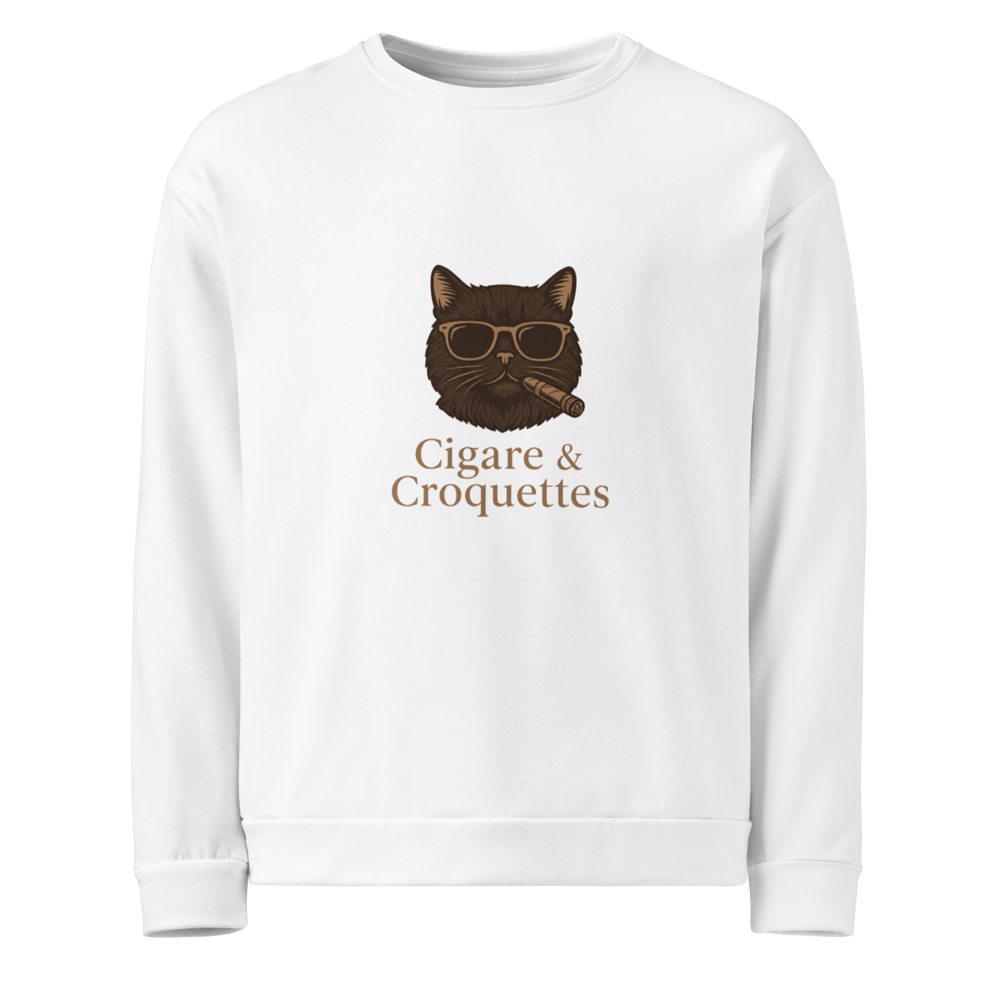 Cigare & Croquettes Logo Centré Sweatshirt Femme