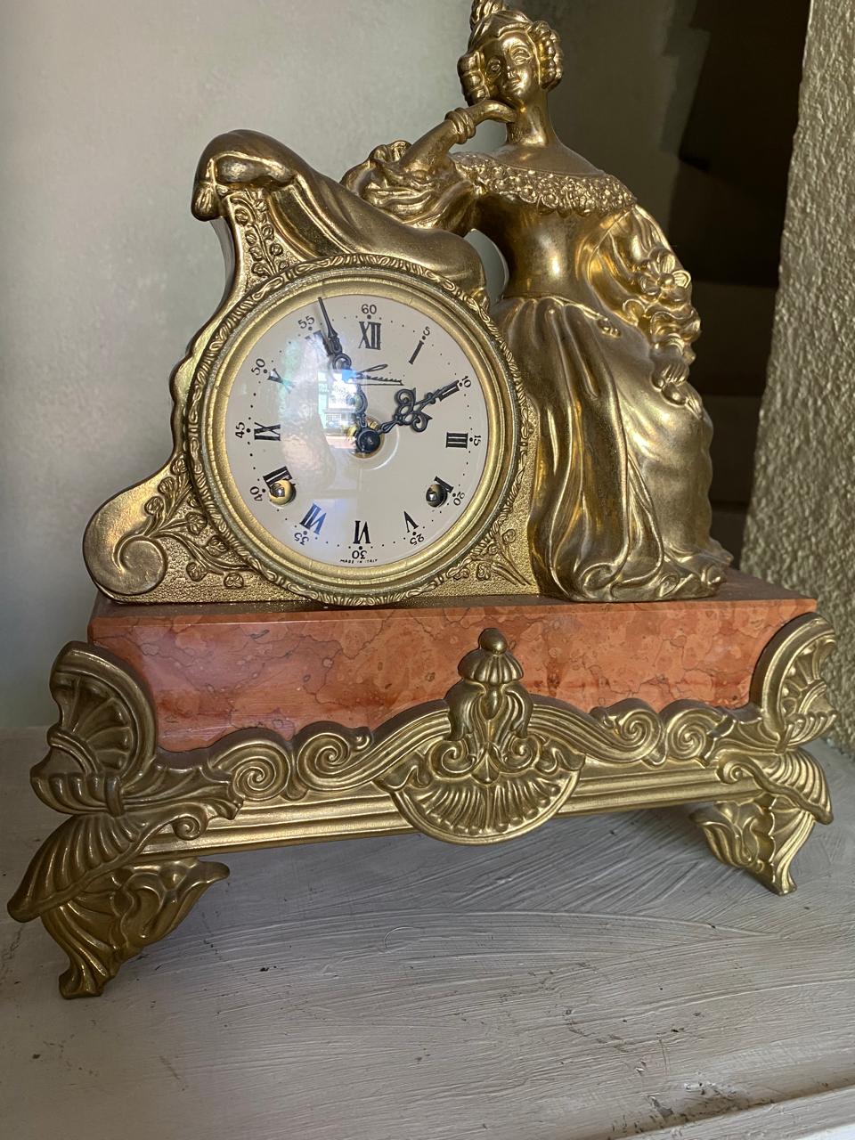 Antiguo Reloj Imperial Mecánico con cuerda de 8 días de la marca Lancini