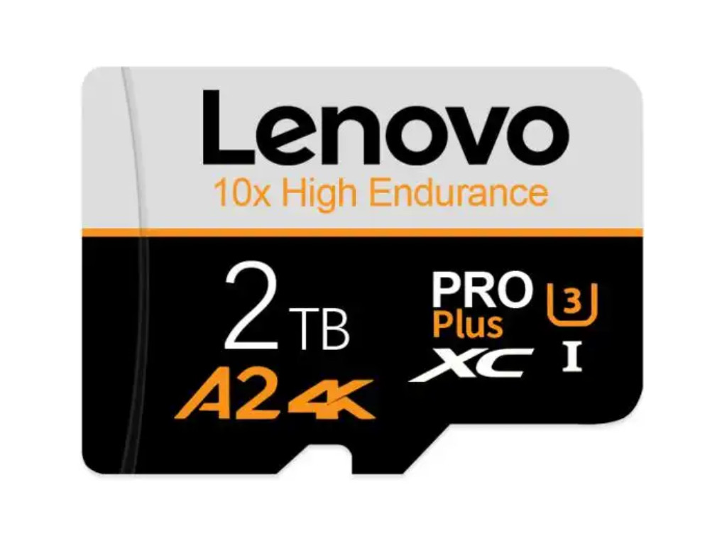 Lenovo 2TB Micro SD Memory Card 4K Pro Plus high quality 10X High Endurance for Mobile Tablets CCTV action Cameras Toys and gaming devices