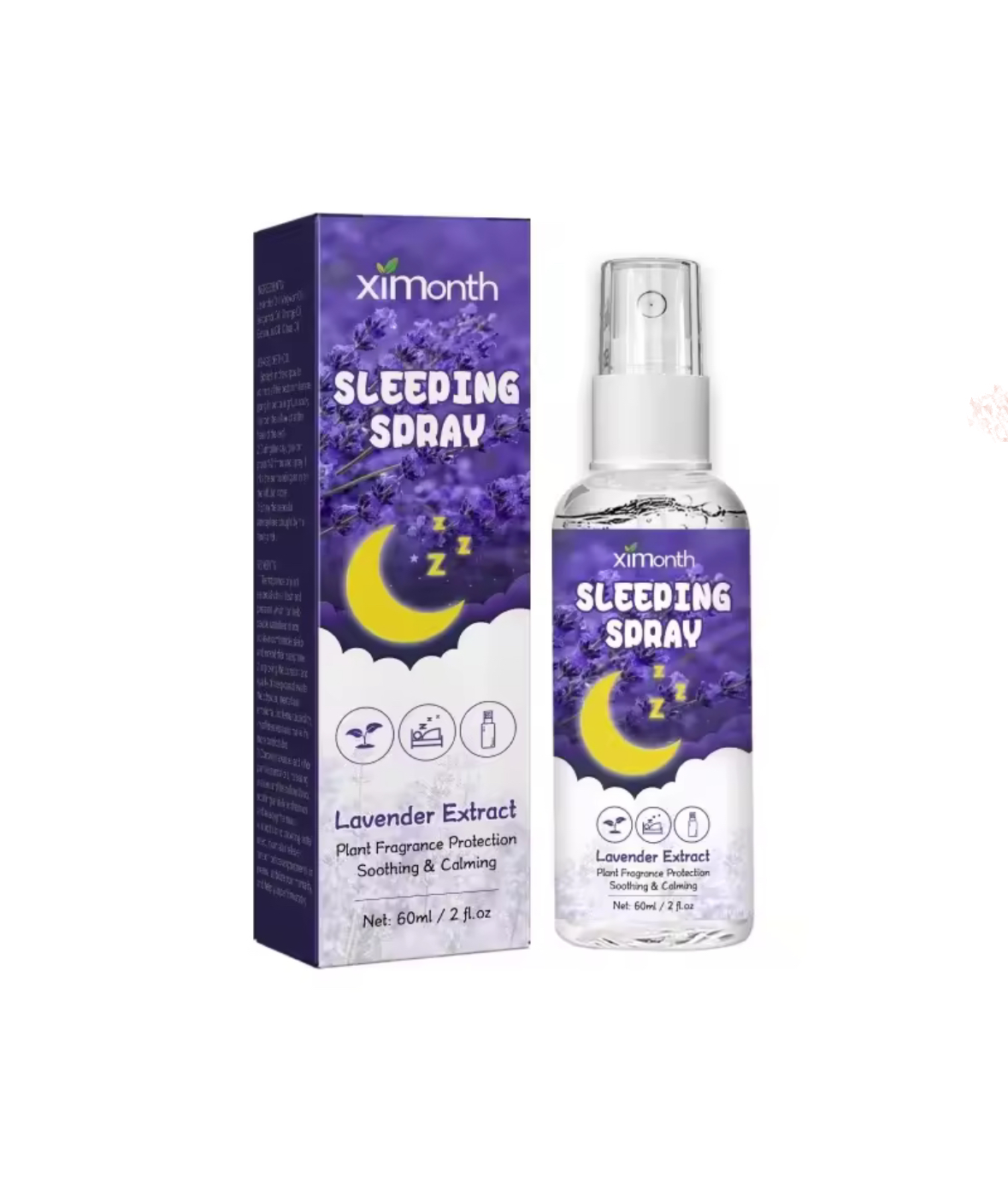 Sleeping Spray Aromatherapy Deep Sleep Improve Sleeping Spray Essential Lavender Relieve fatigue anxiety help Relax body fall asleep Mist