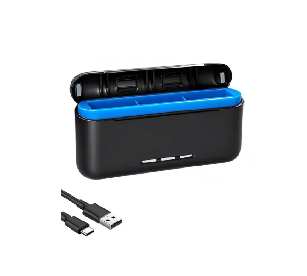 Charging Dock for Nintendo Switch Battery Charger Portable Charging Case for GoPro Hero 09 10 11 12 with LED Display Magnetic Lid Pocket Size